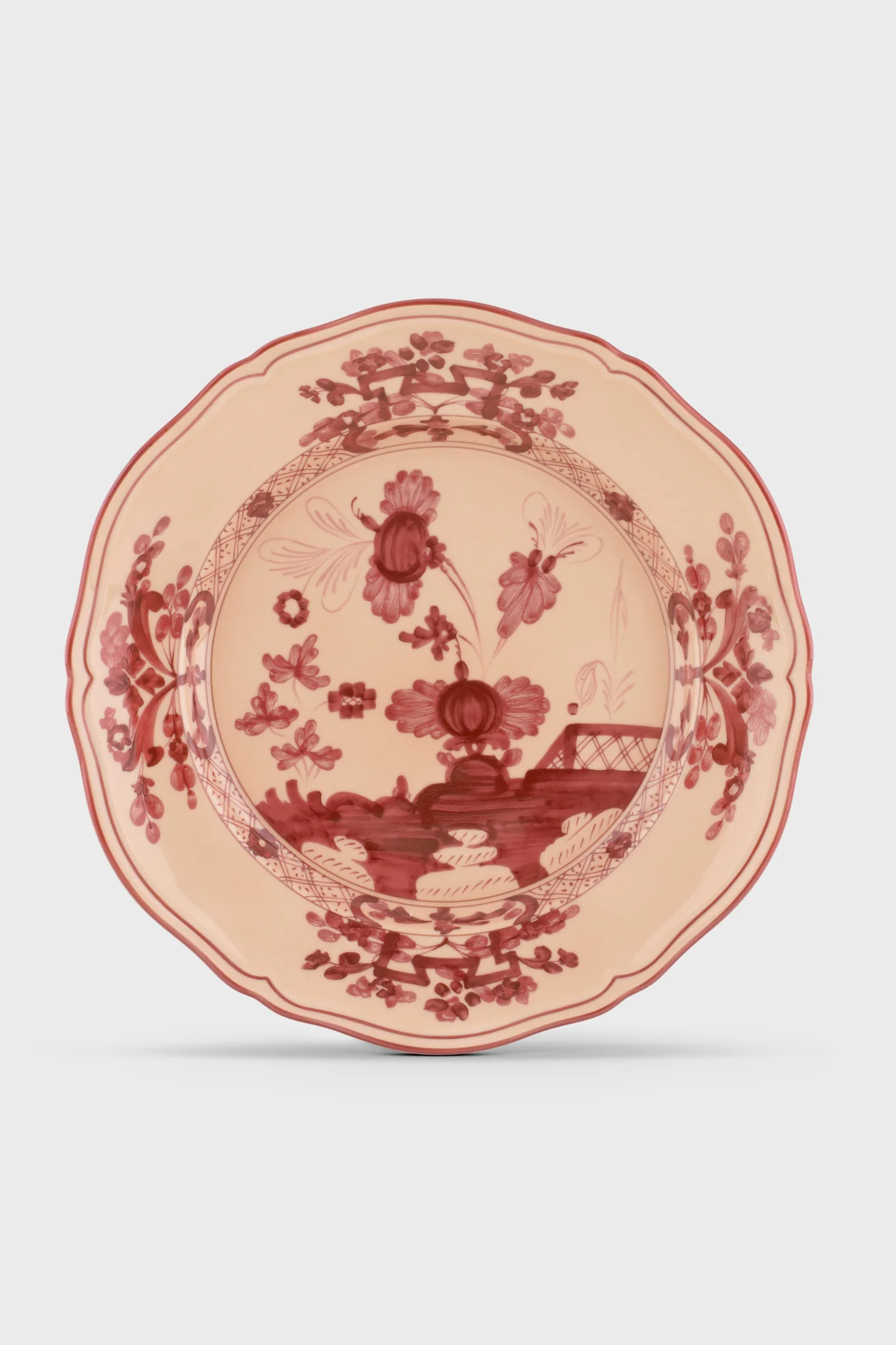Oriente Italiano Vermiglio Dinner Plate