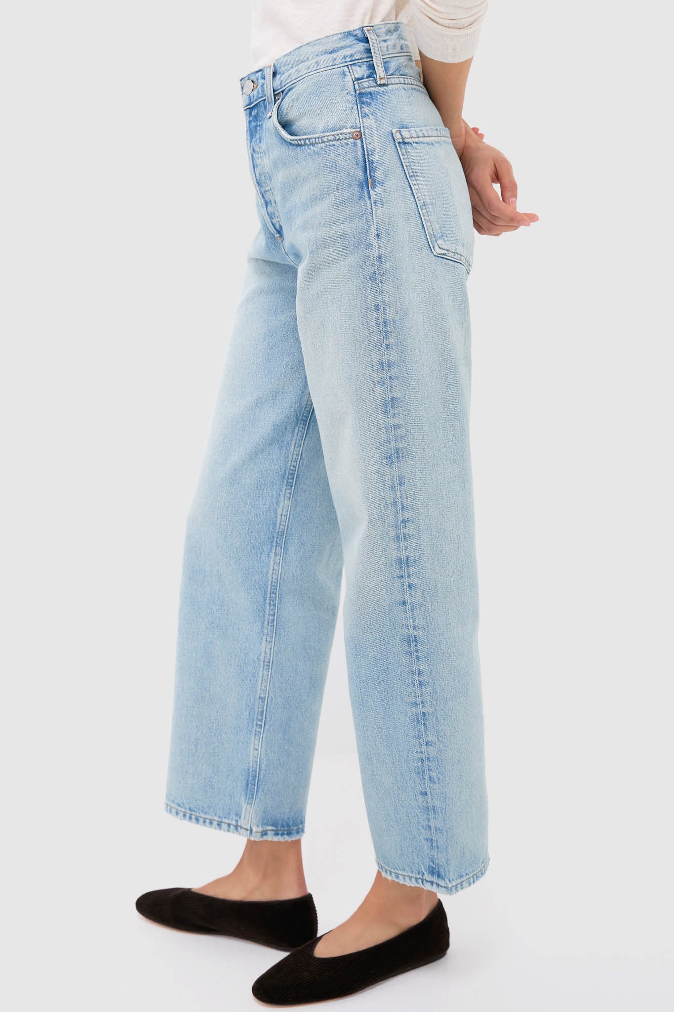 Orten High Rise Wide Leg Ren Jean - Image 3