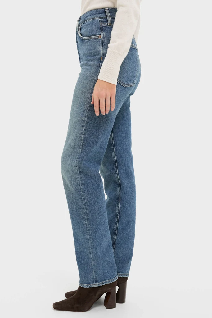 Overcast High Rise Straight 90's Pinch Waist Long - Image 3