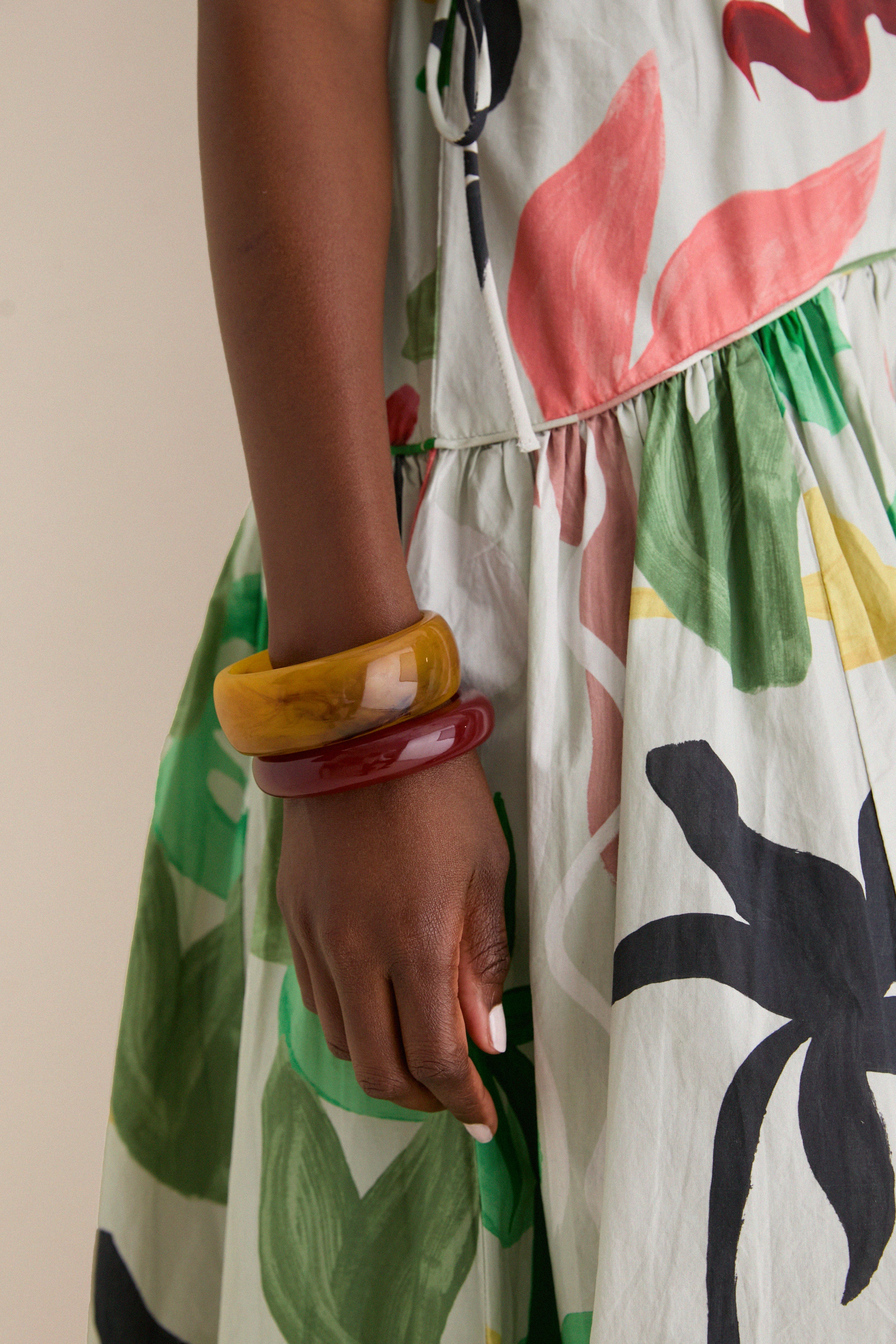 Oxblood and Tortoise Rita Bangle Set - Image 3