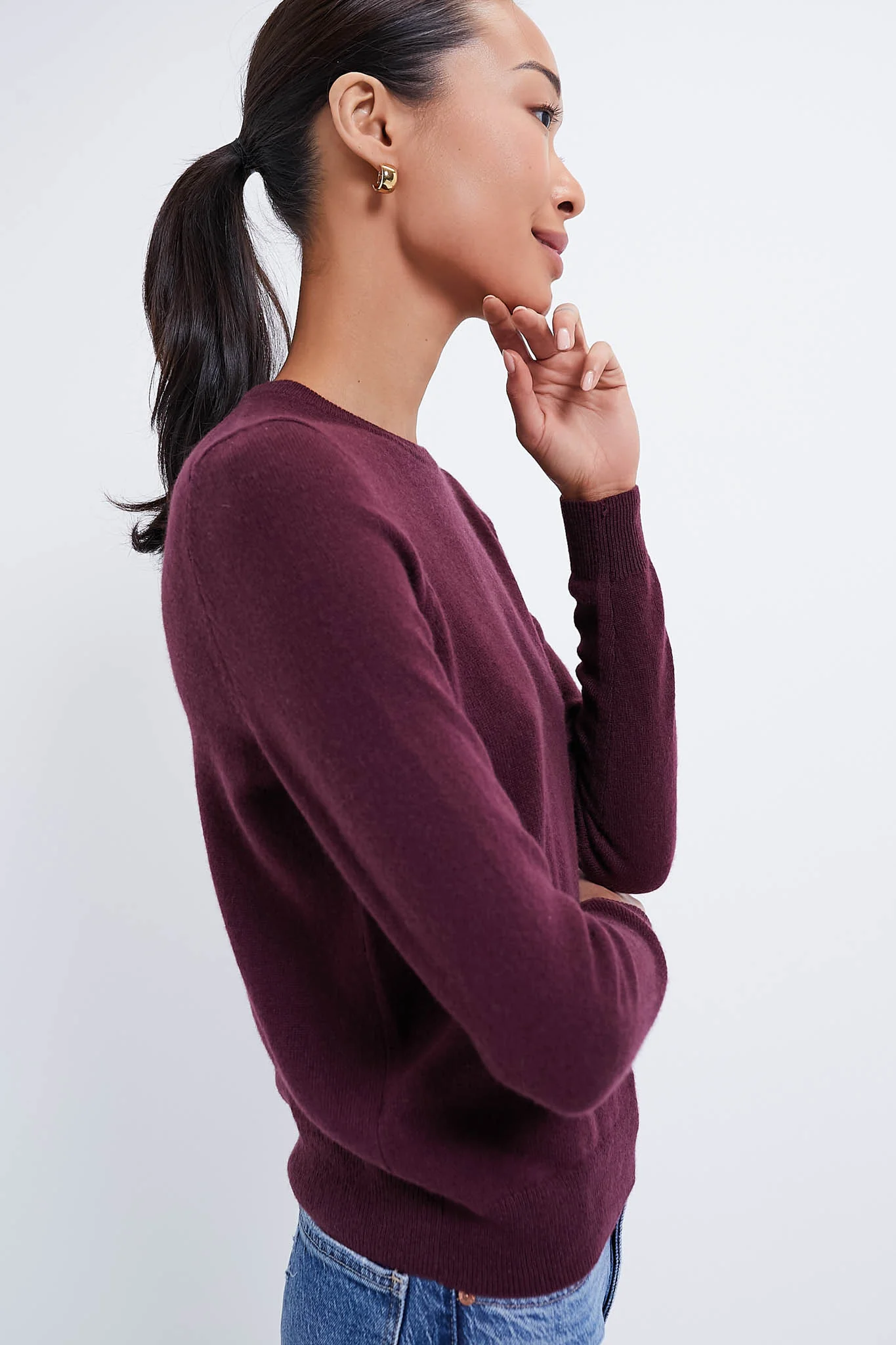 Winetasting Cashmere Crewneck Sweater - Image 3