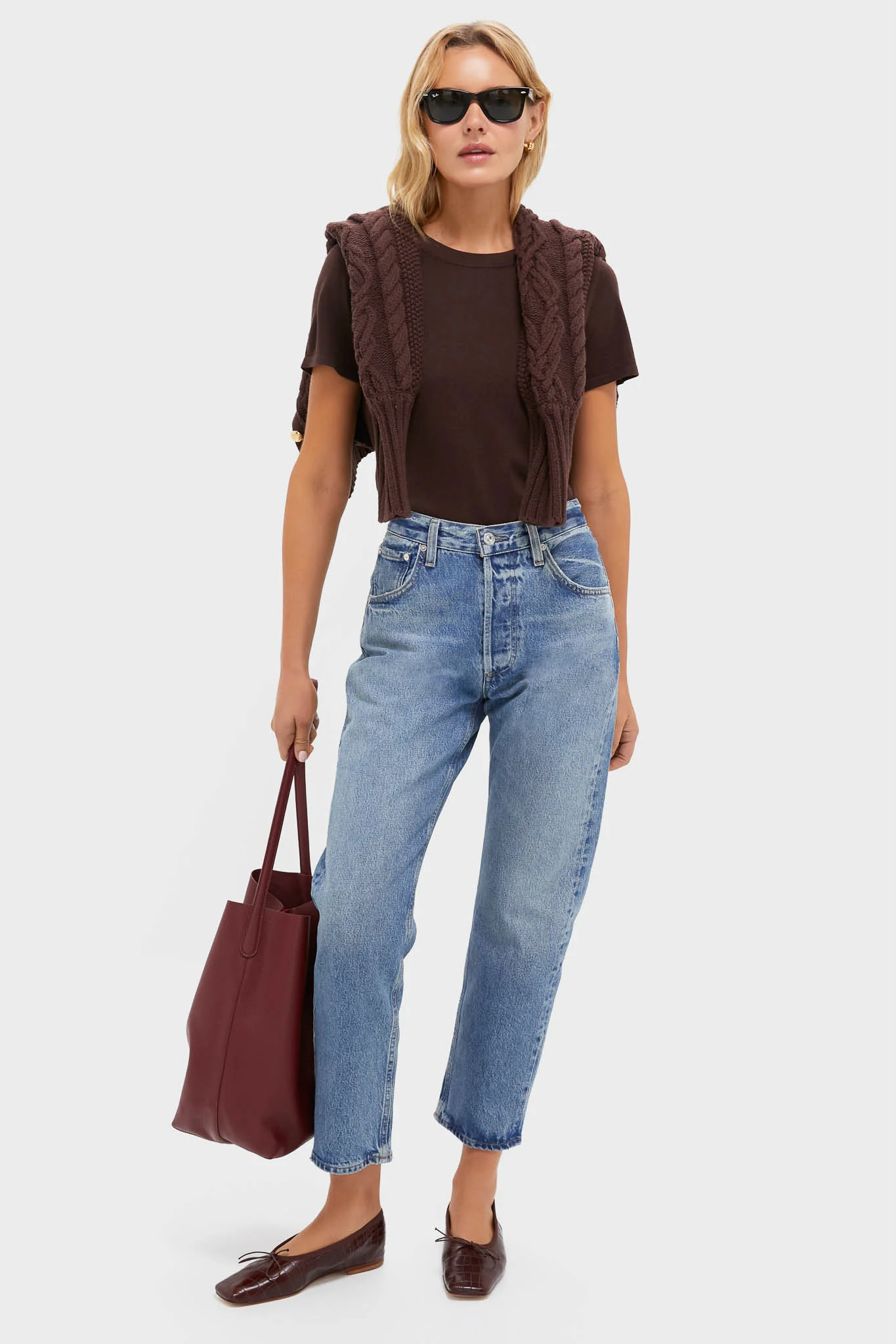 Oxblood Everyday Cabas - Image 3