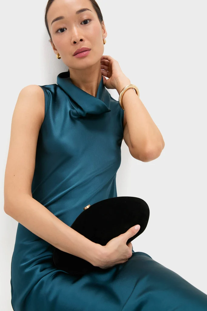 Pacific Barb Mock Neck Sleeveless Maxi Dress - Image 6