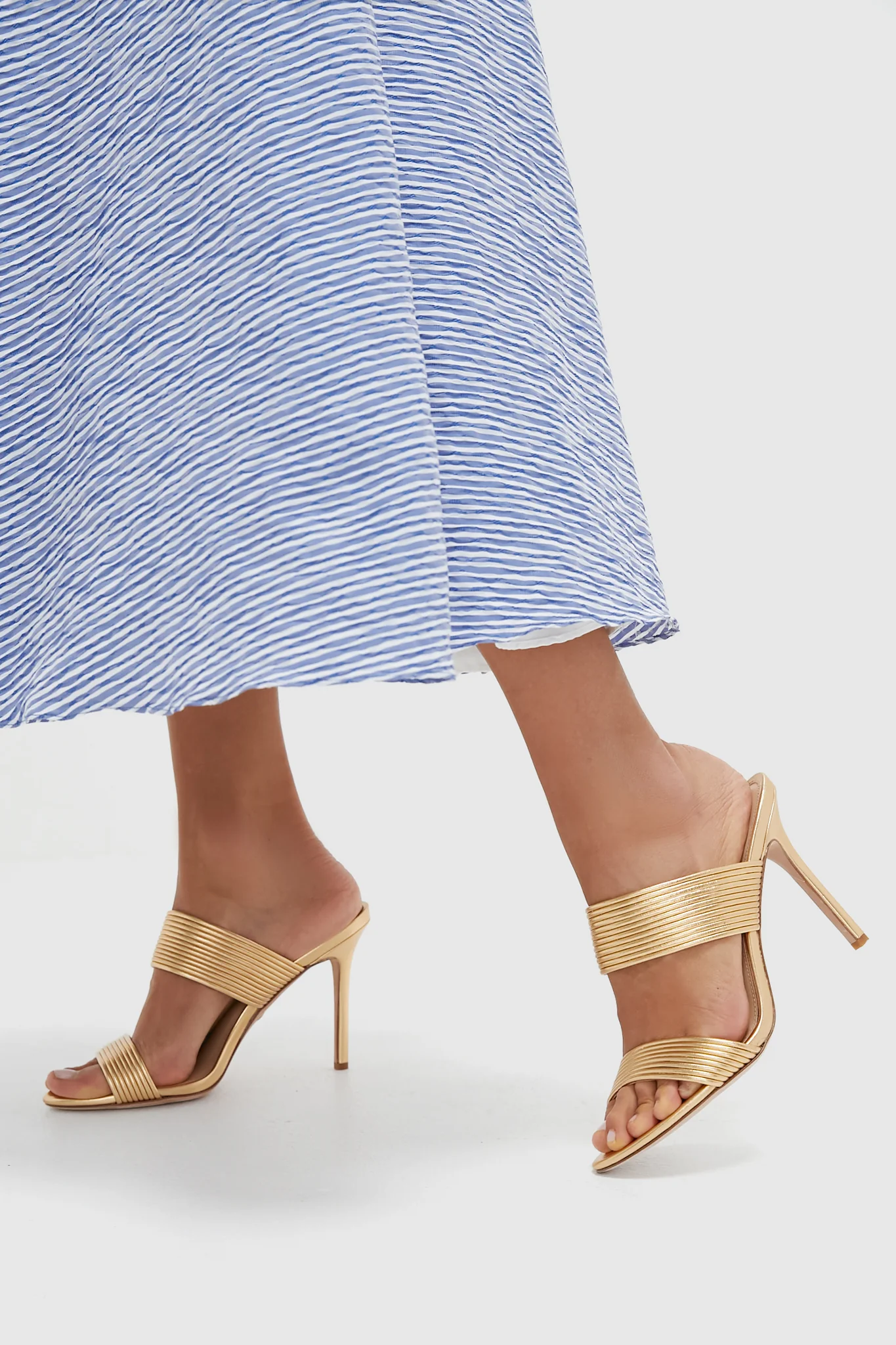 Pale Gold Asha Mignon Heels - Image 2