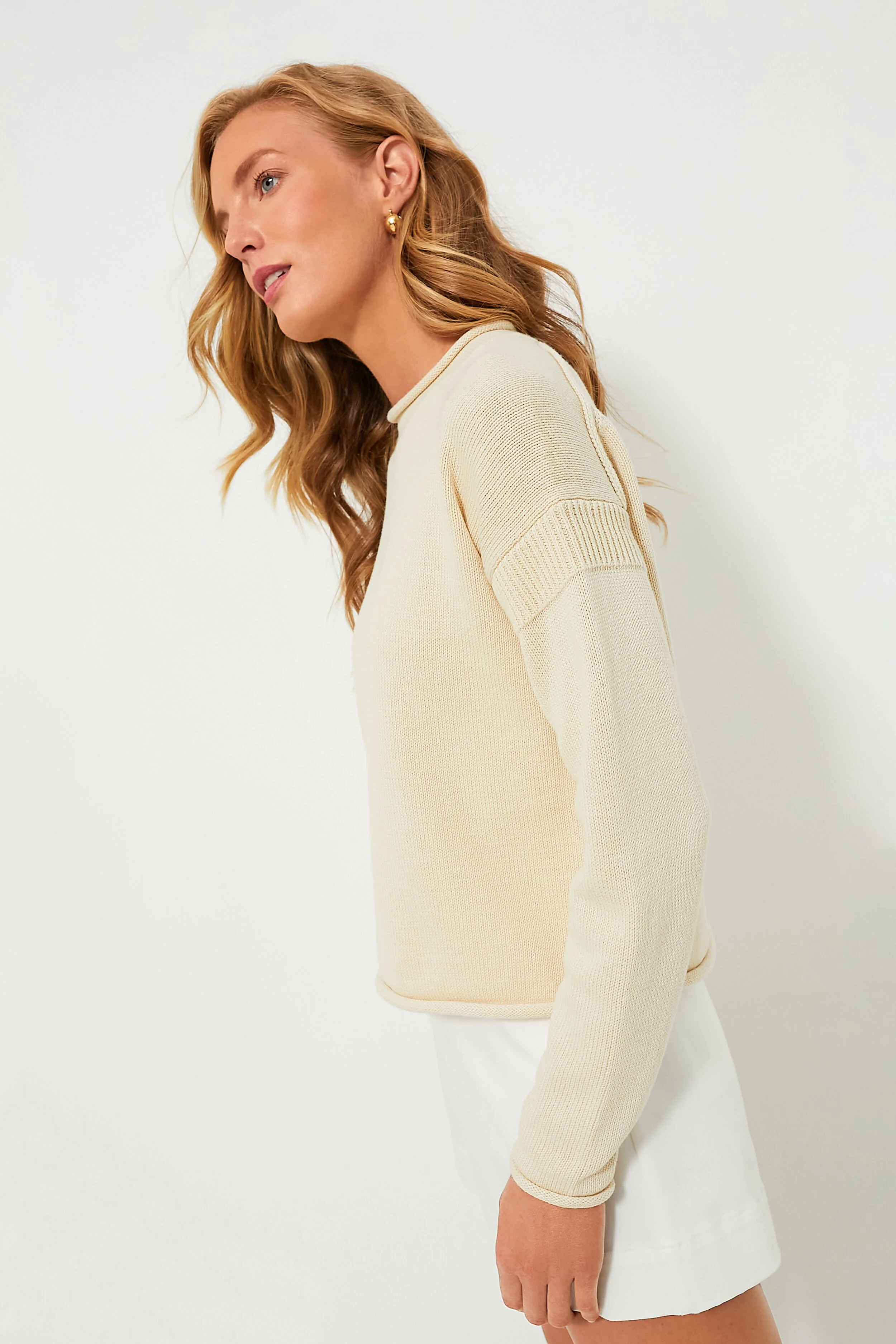Pale Oak Mariner Roll Neck - Image 3