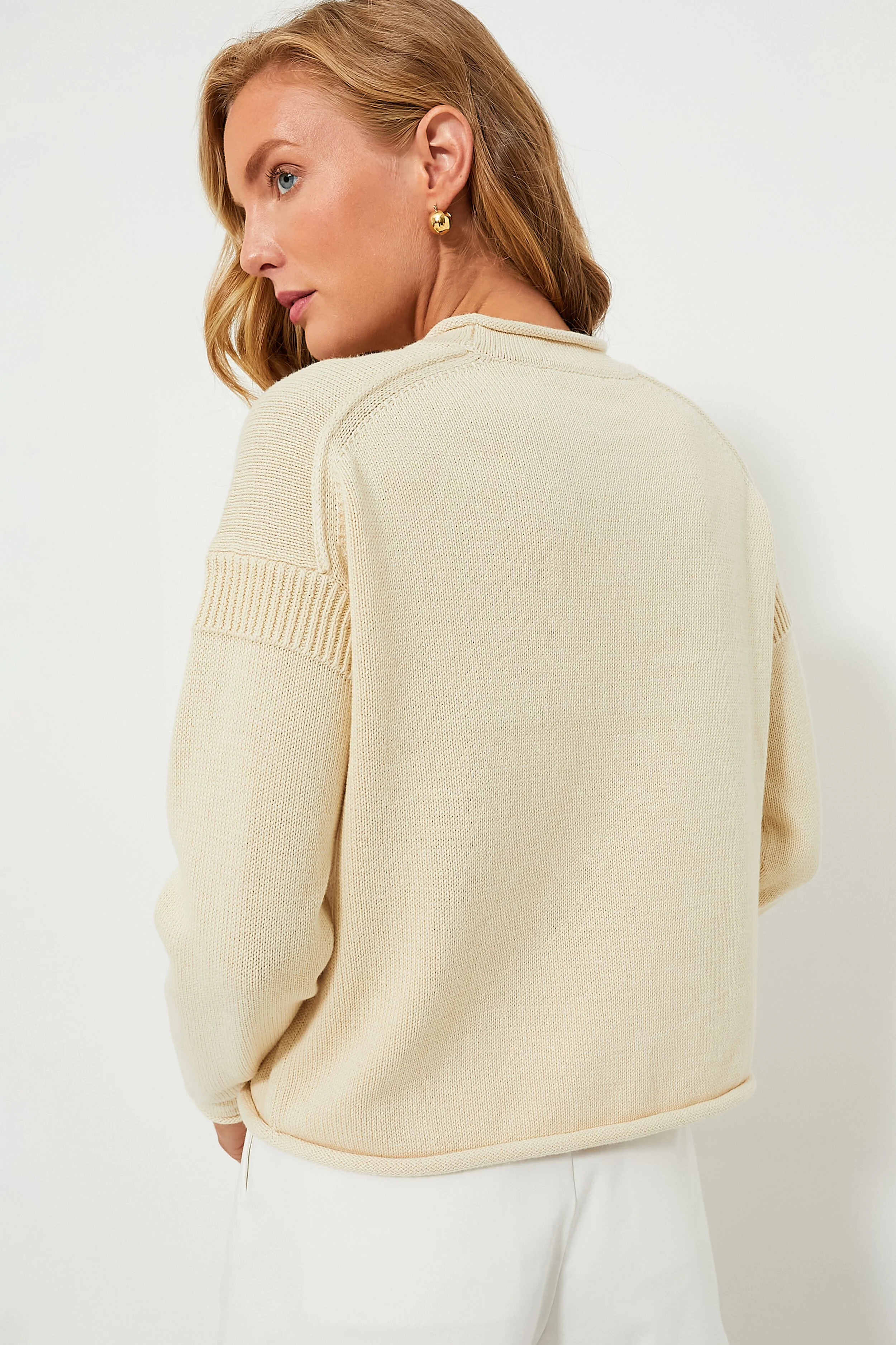 Pale Oak Mariner Roll Neck - Image 4