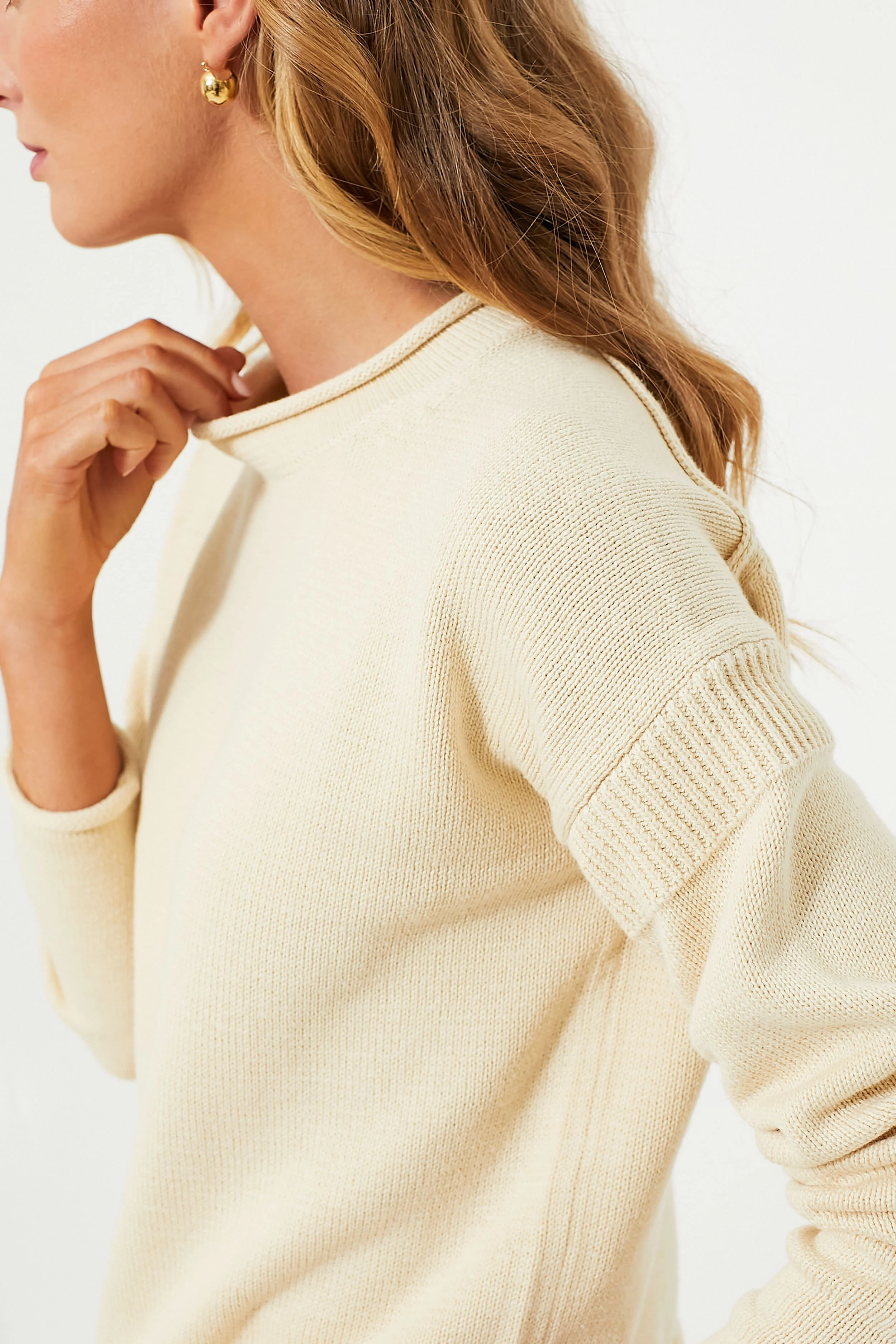 Pale Oak Mariner Roll Neck - Image 5