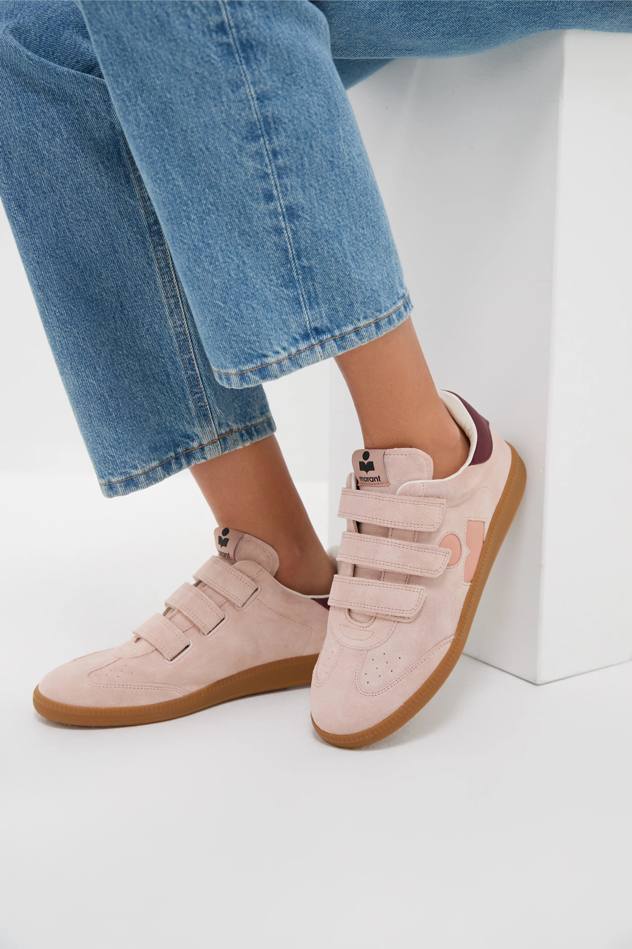 Pale Pink and Peach Beth Sneakers - Image 2
