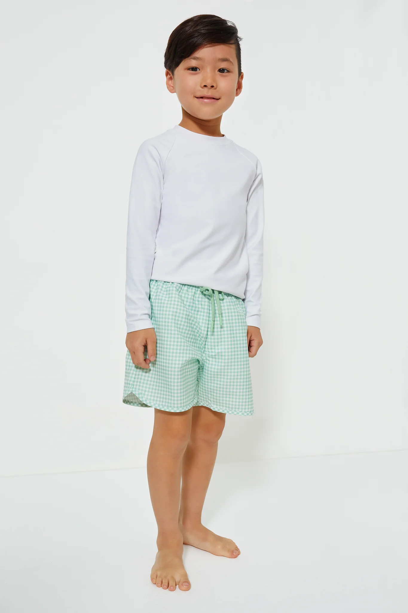 Palm Gingham Boardie - Image 2