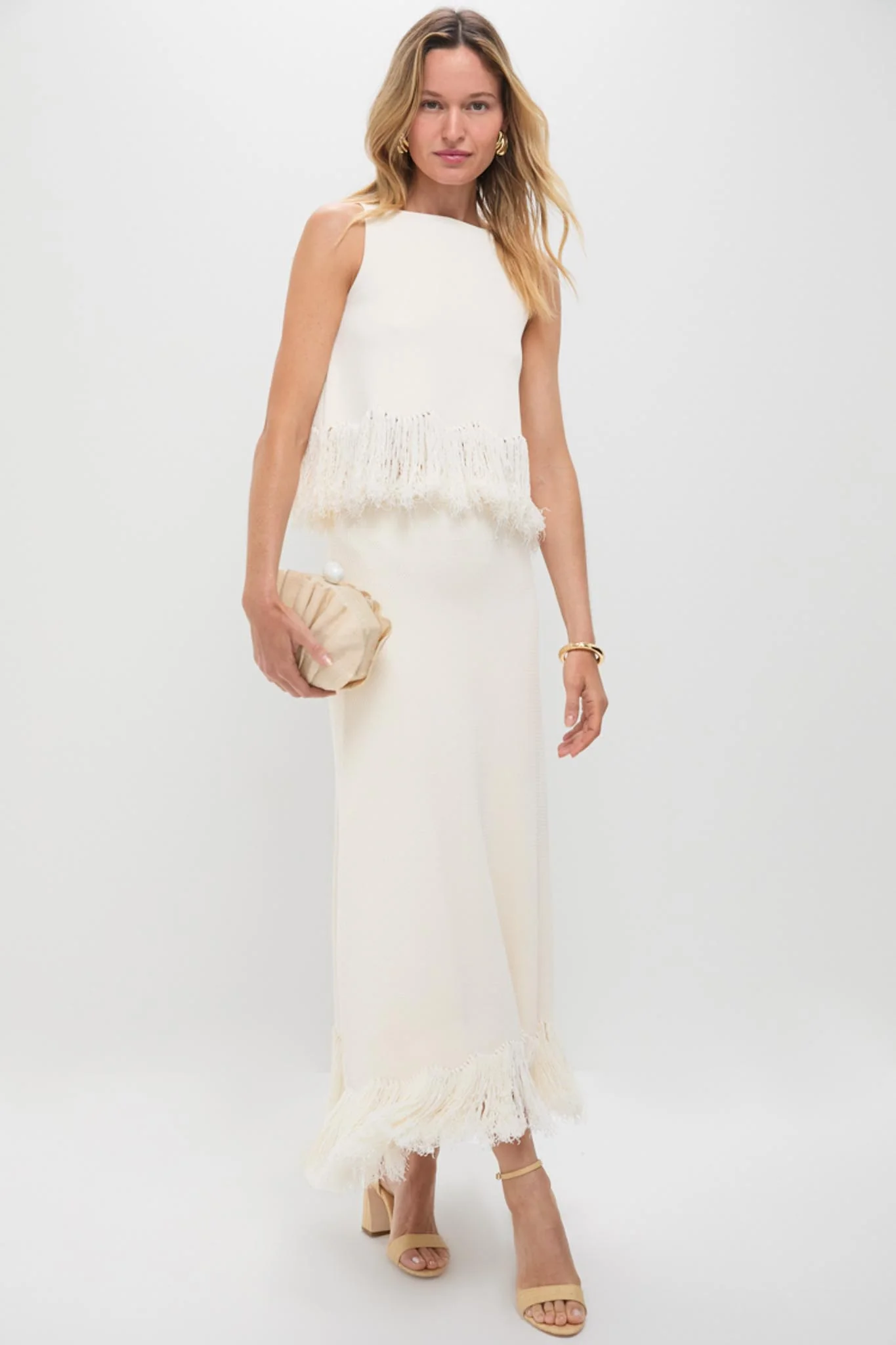 Parchment Kelany Fringe Knit Top - Image 2