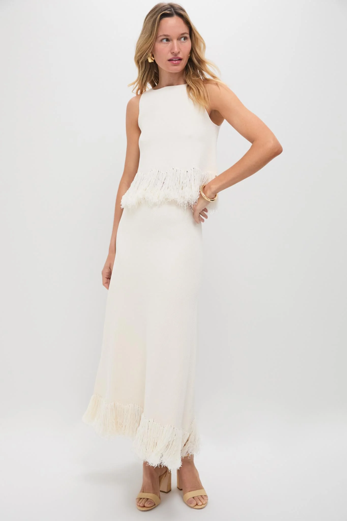 Parchment Kelany Fringe Knit Top - Image 6
