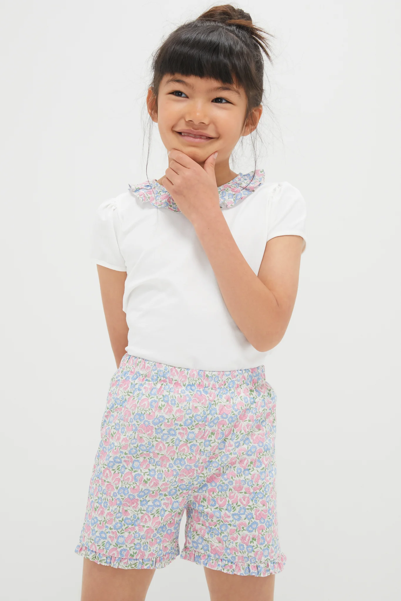 Pastel Floral Top & Short Set - Image 2