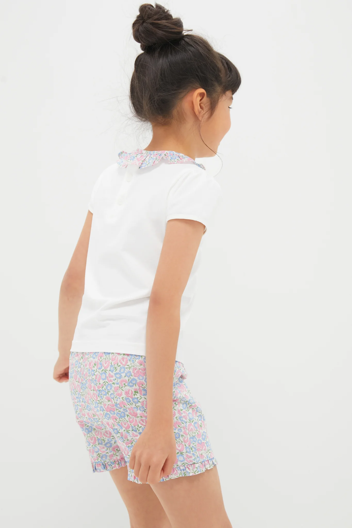 Pastel Floral Top & Short Set - Image 3