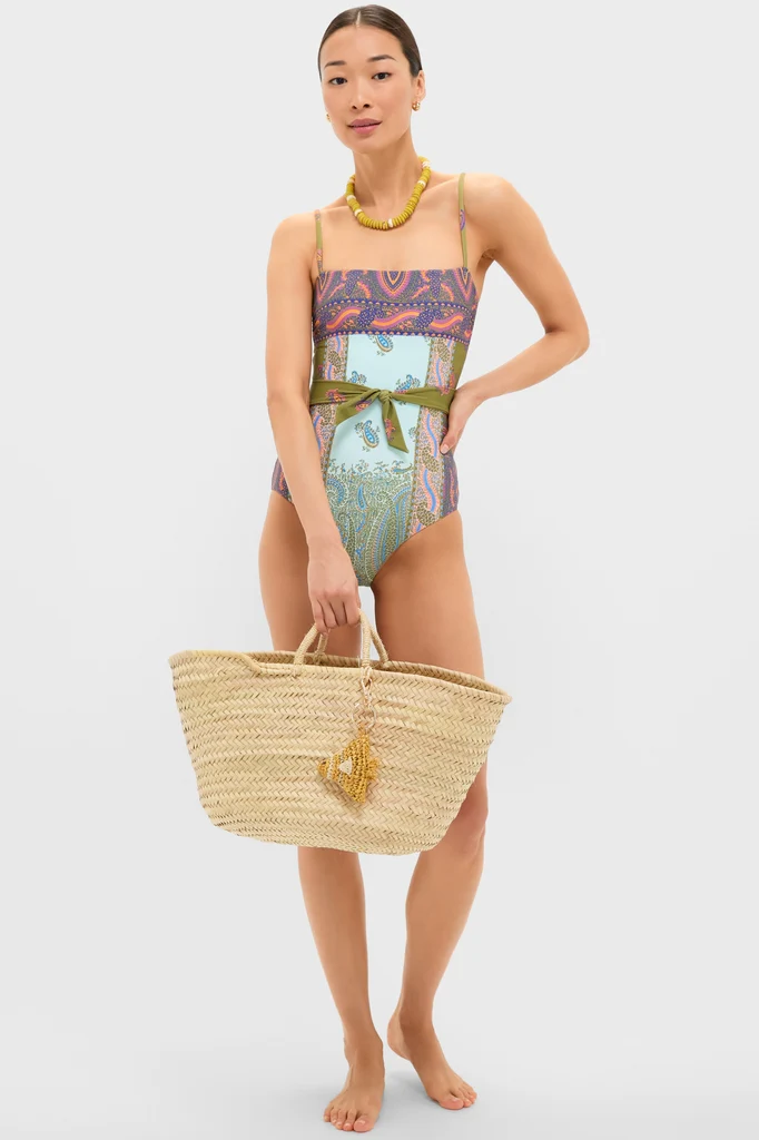 Pastel Patchwork Lucent One Piece - Image 2