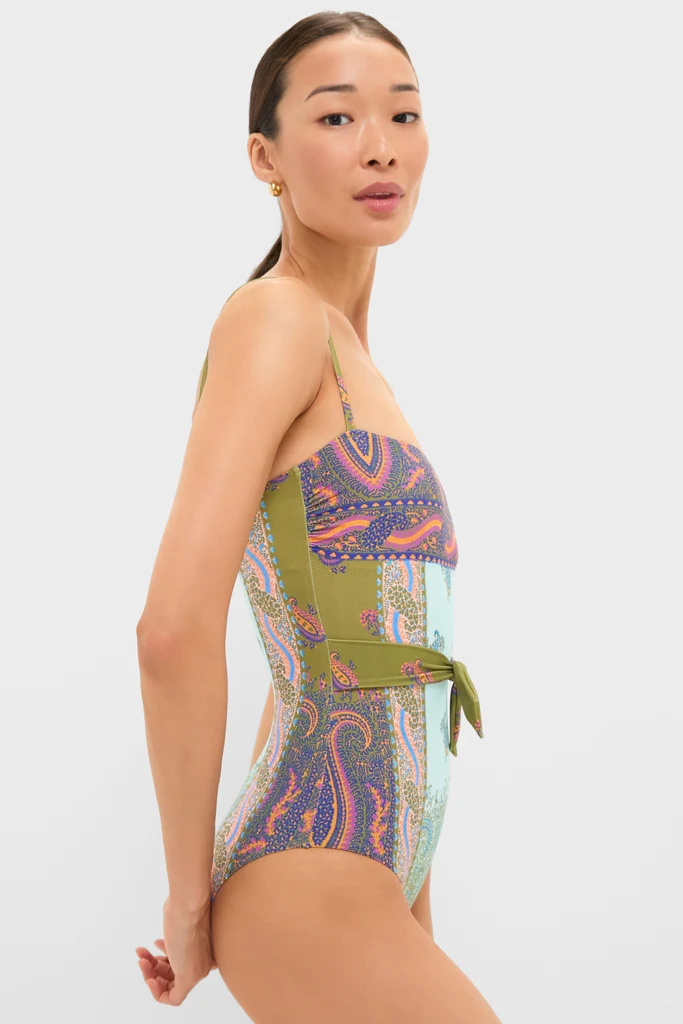 Pastel Patchwork Lucent One Piece - Image 3