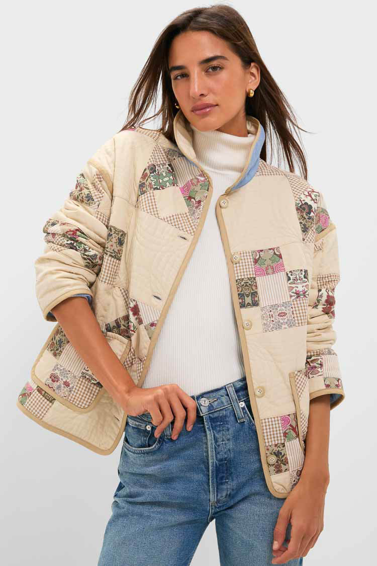Patchwork Reversible Ava Jacket - Image 6