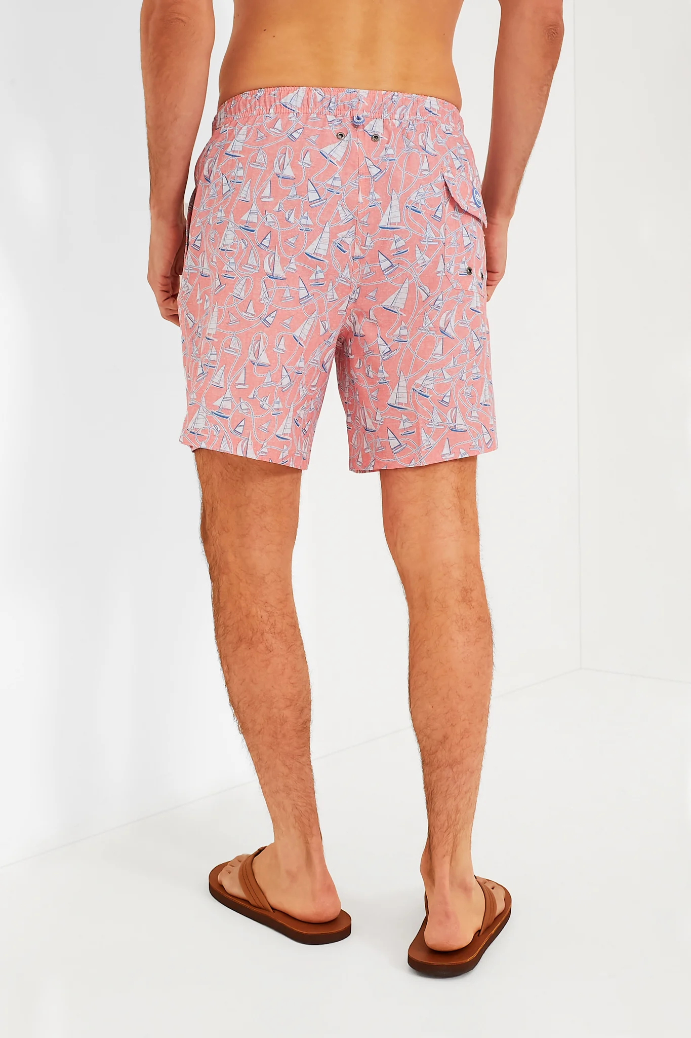 Peach Bloom Ropes and Boats Swim Trunks - Image 4