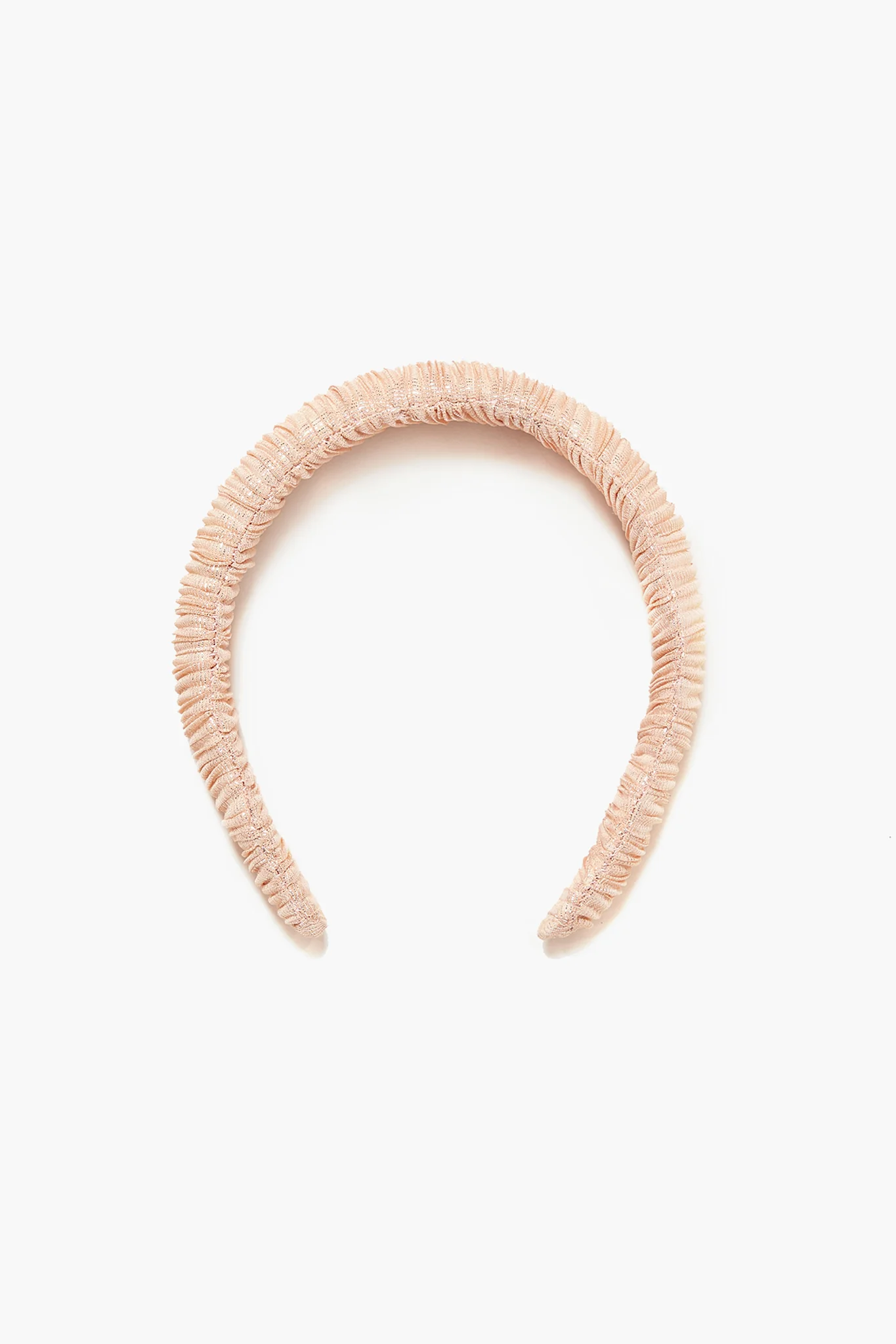 Peach Marina Puffy Headband - Image 2
