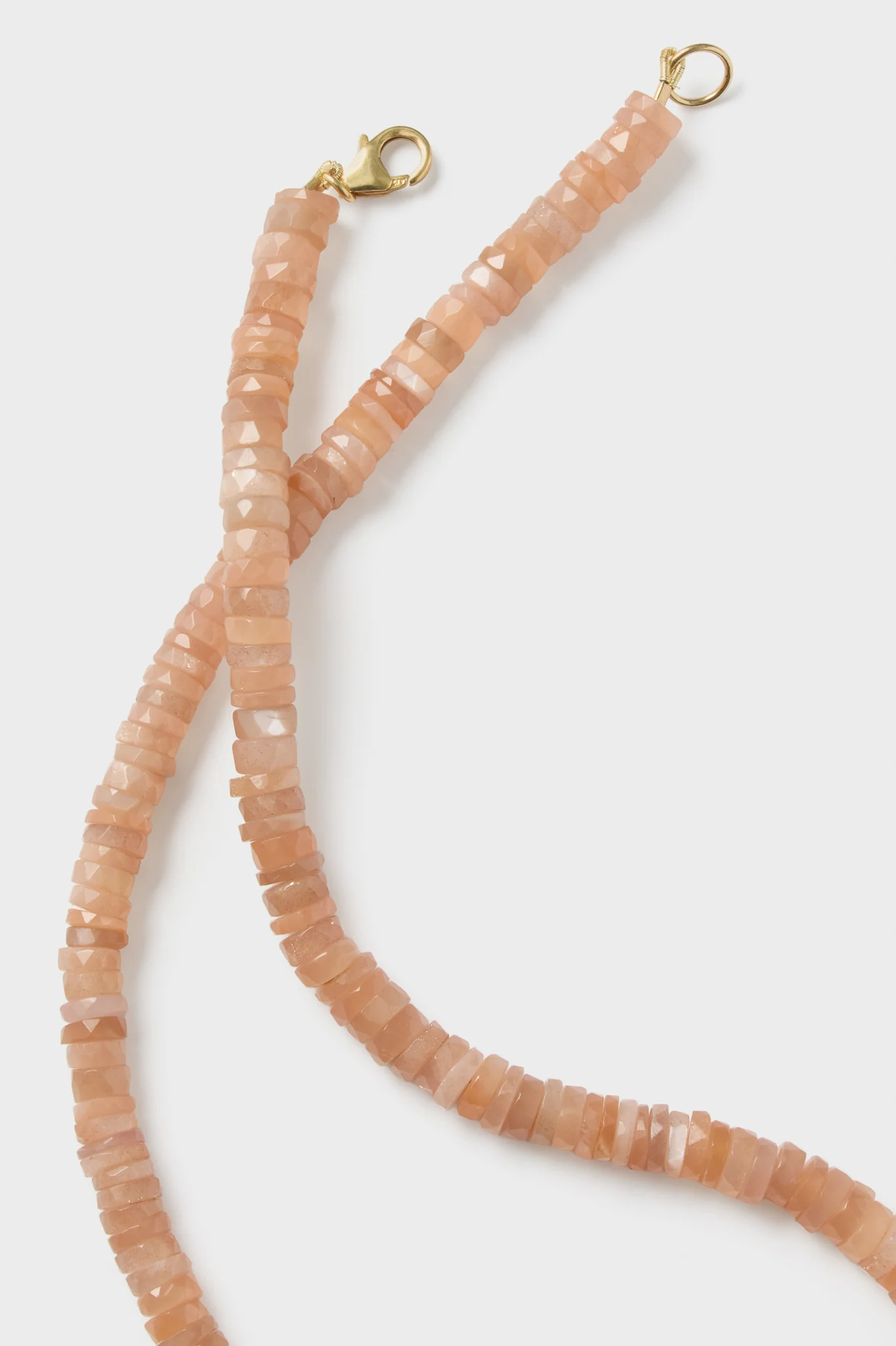 Peach Moonstone Candy Necklace - Image 4