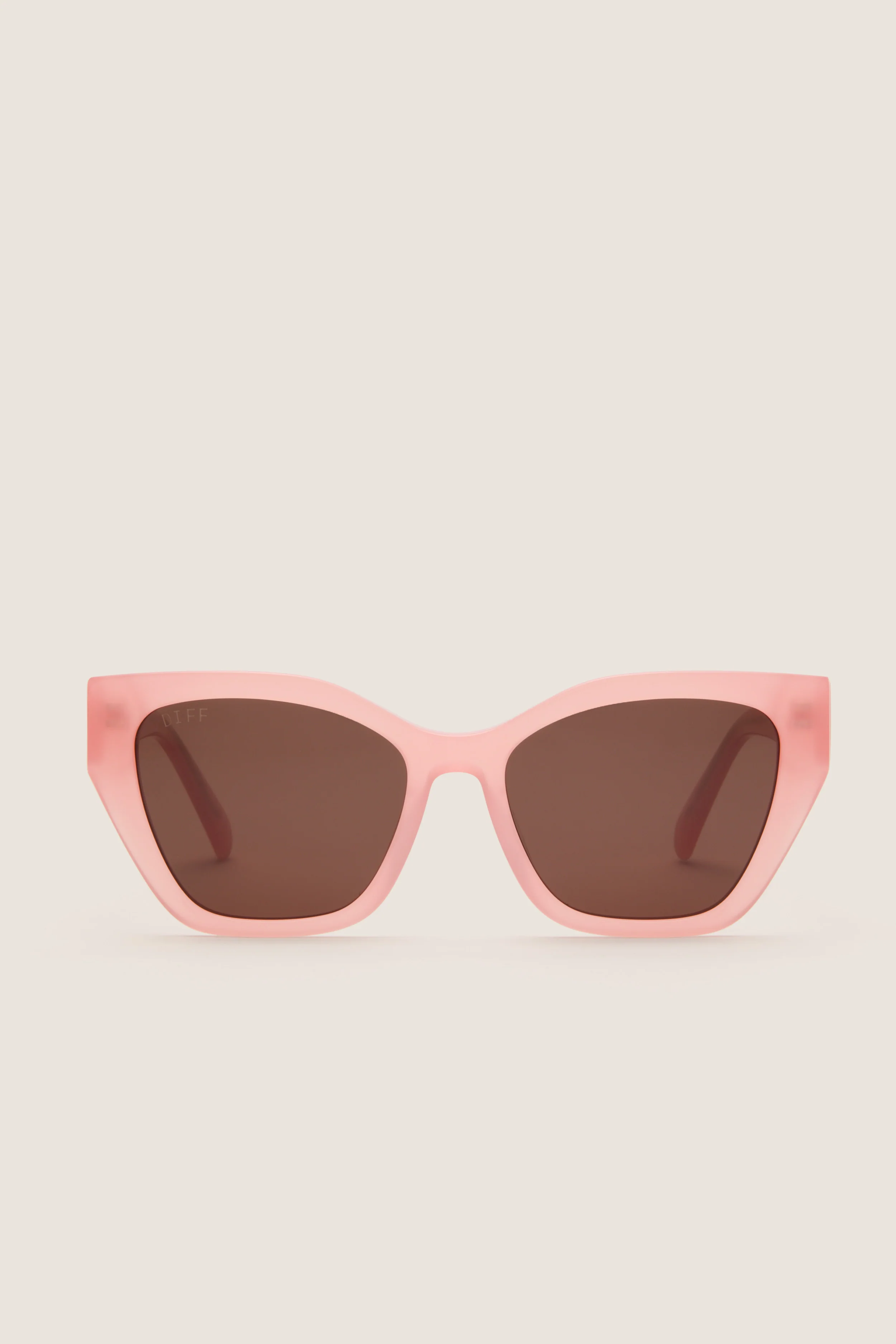 Peach Polarized Evie Sunglasses