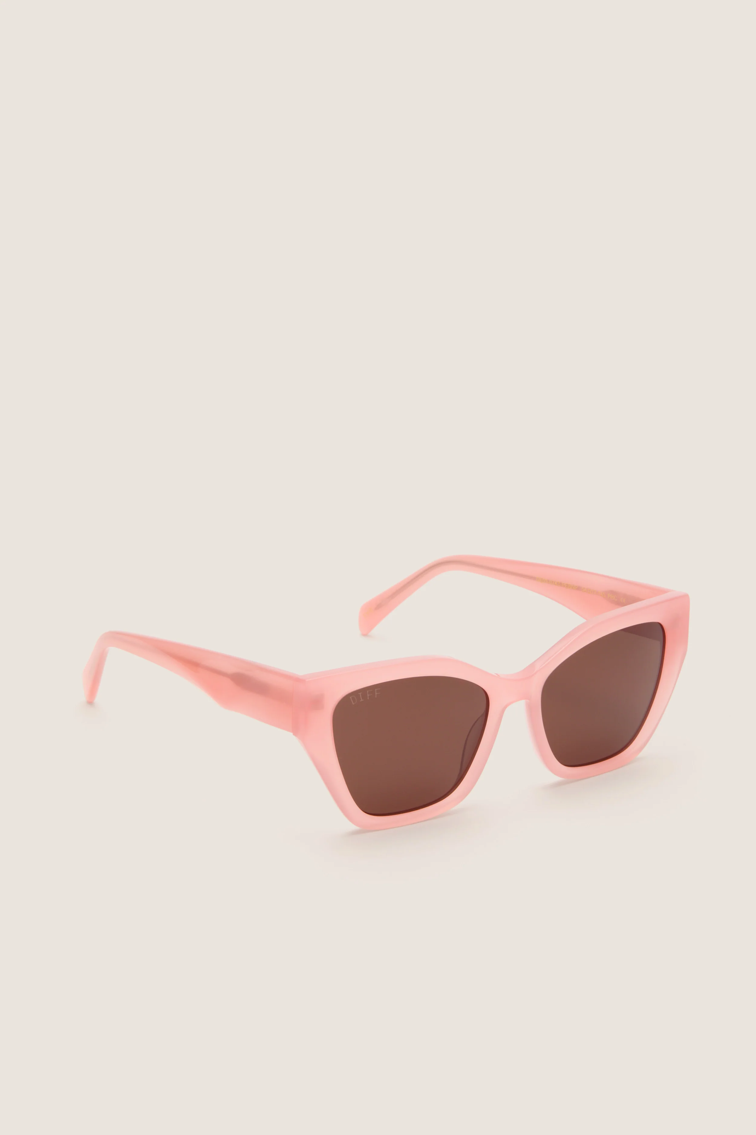 Peach Polarized Evie Sunglasses - Image 4