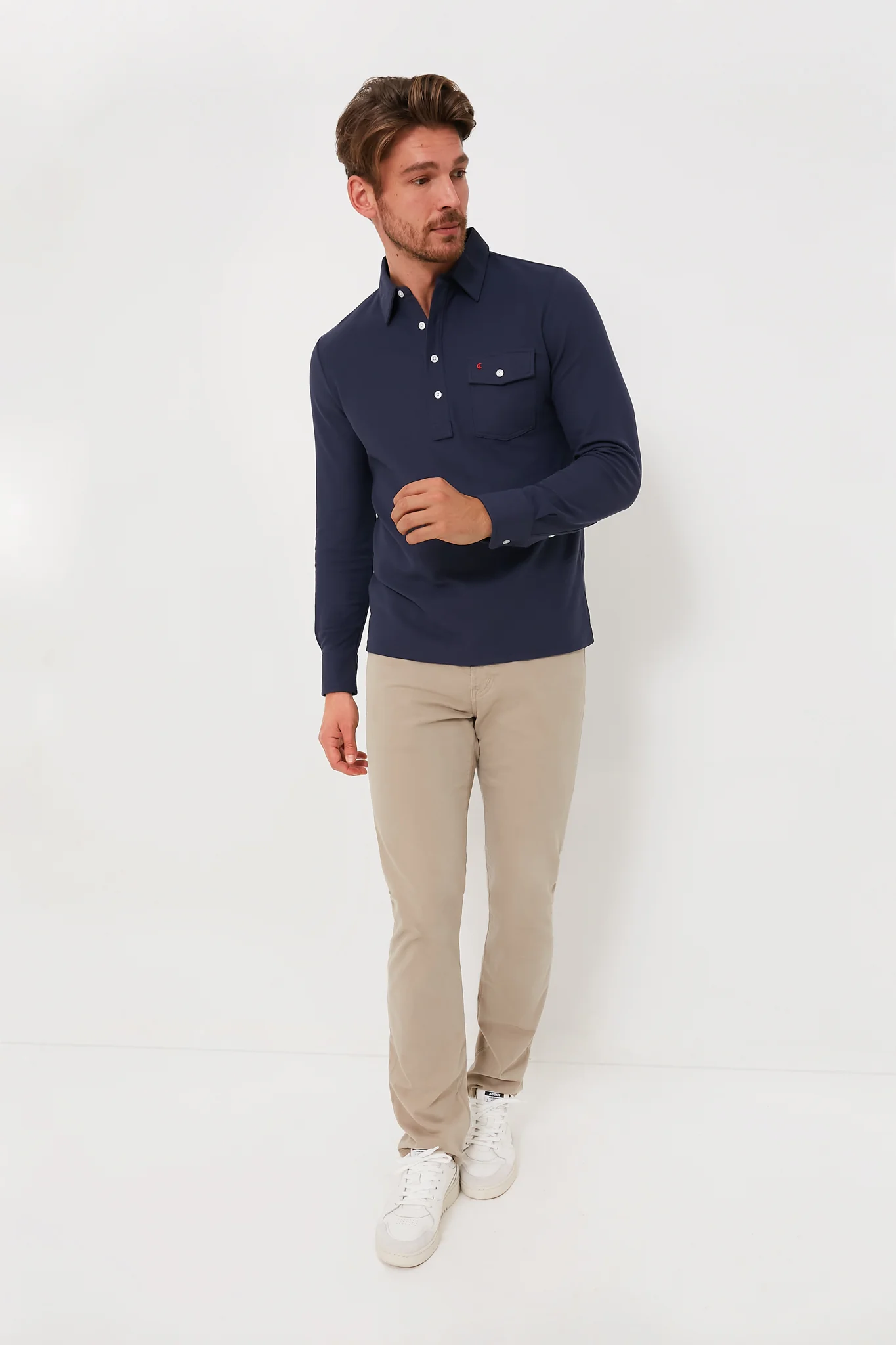Peacoat Long Sleeve Players Shirt - Image 2
