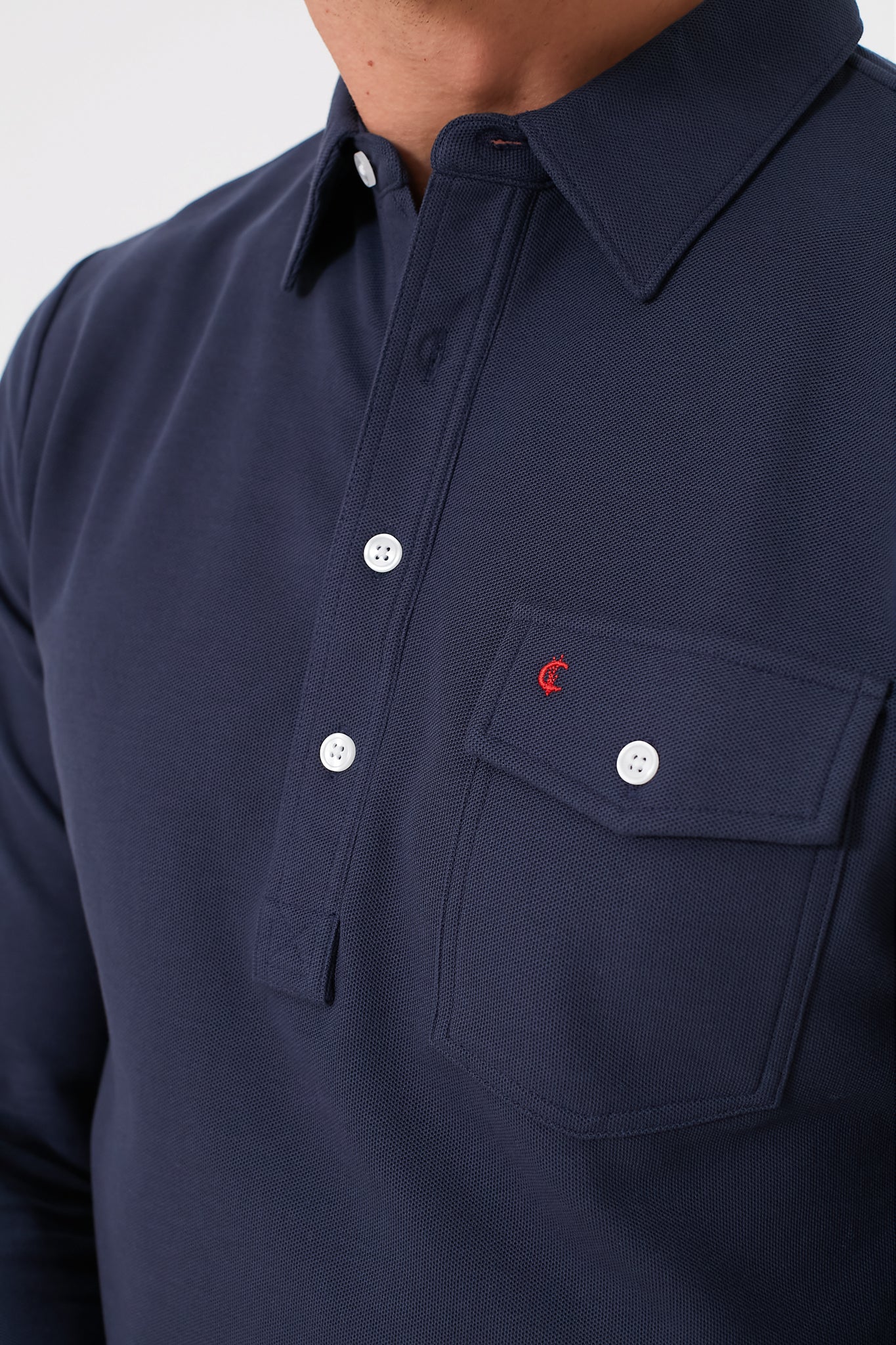 Peacoat Long Sleeve Players Shirt - Image 6