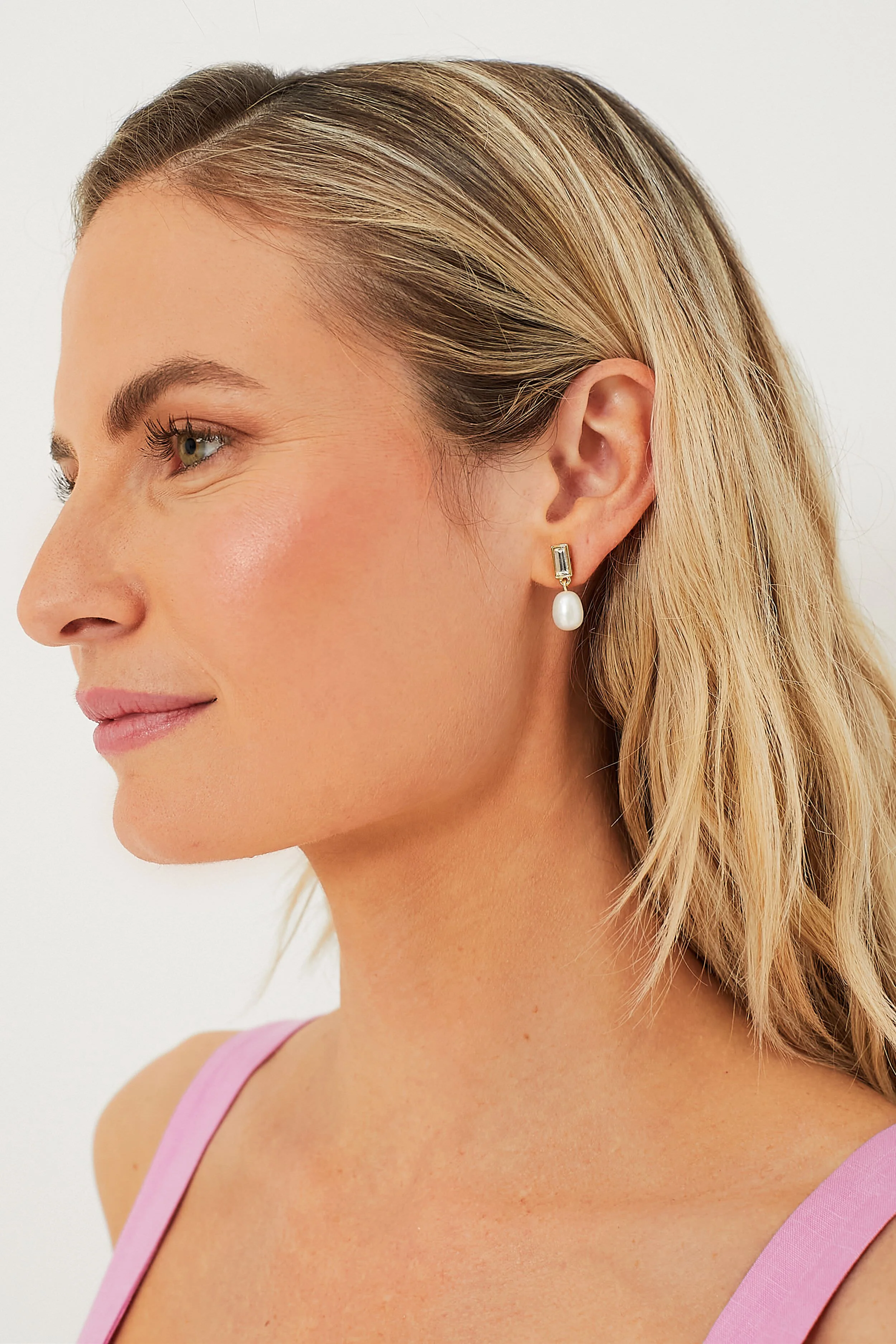 Pearl and Crystal Maura Earrings - Image 2
