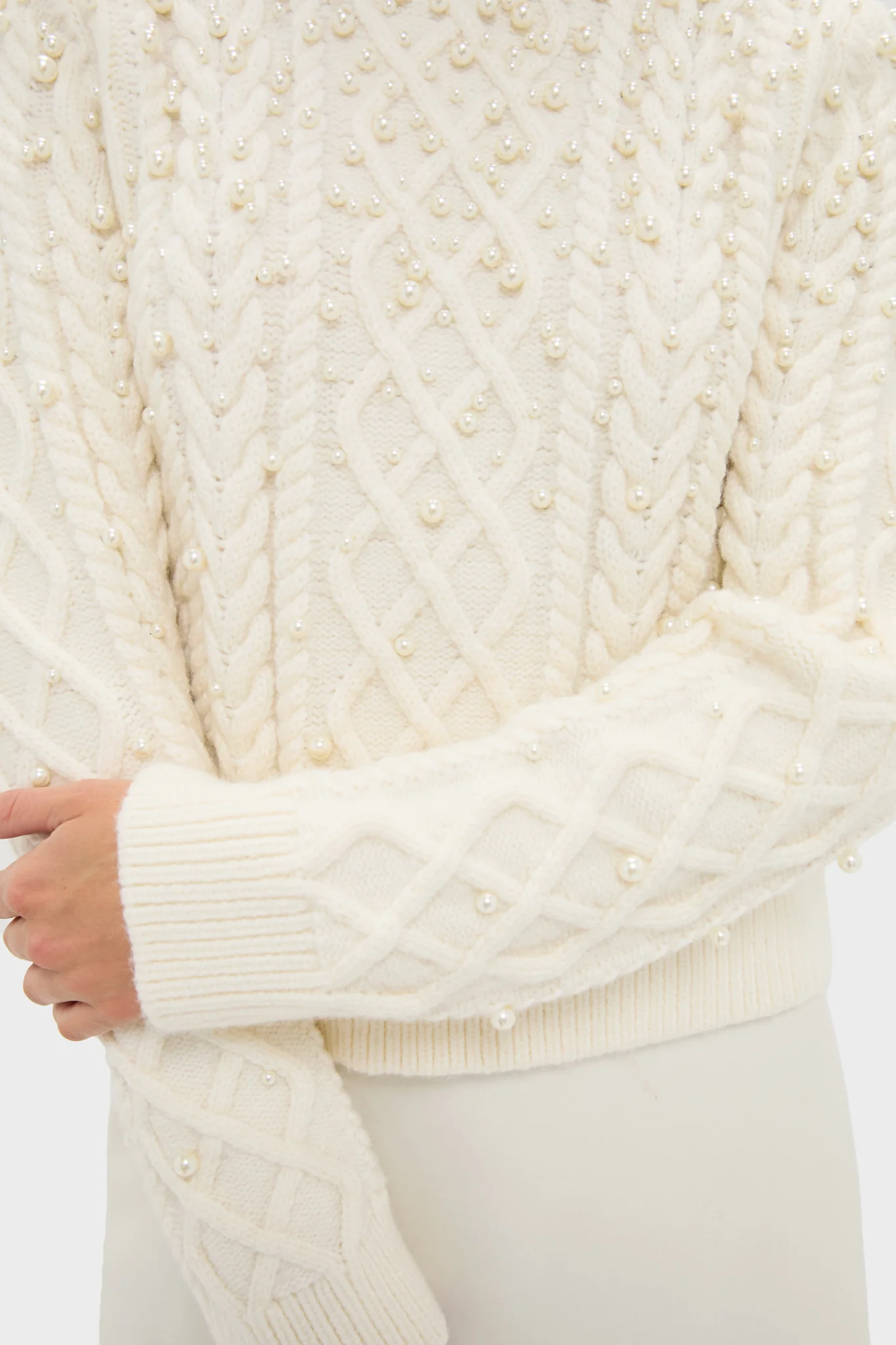 Pearl Embellished Ellis Sweater - Image 2