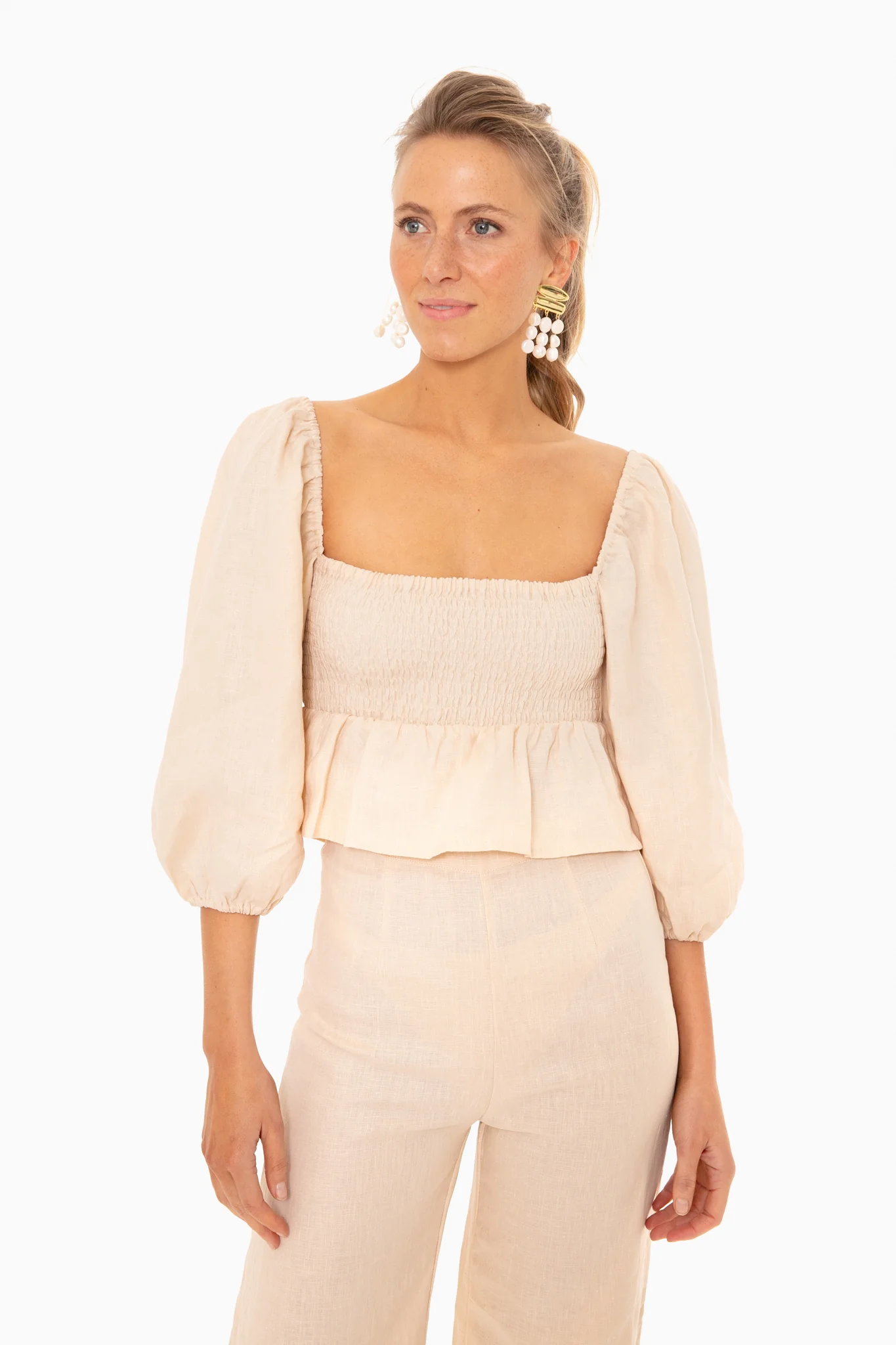 Pearl Tala Earrings - Image 3