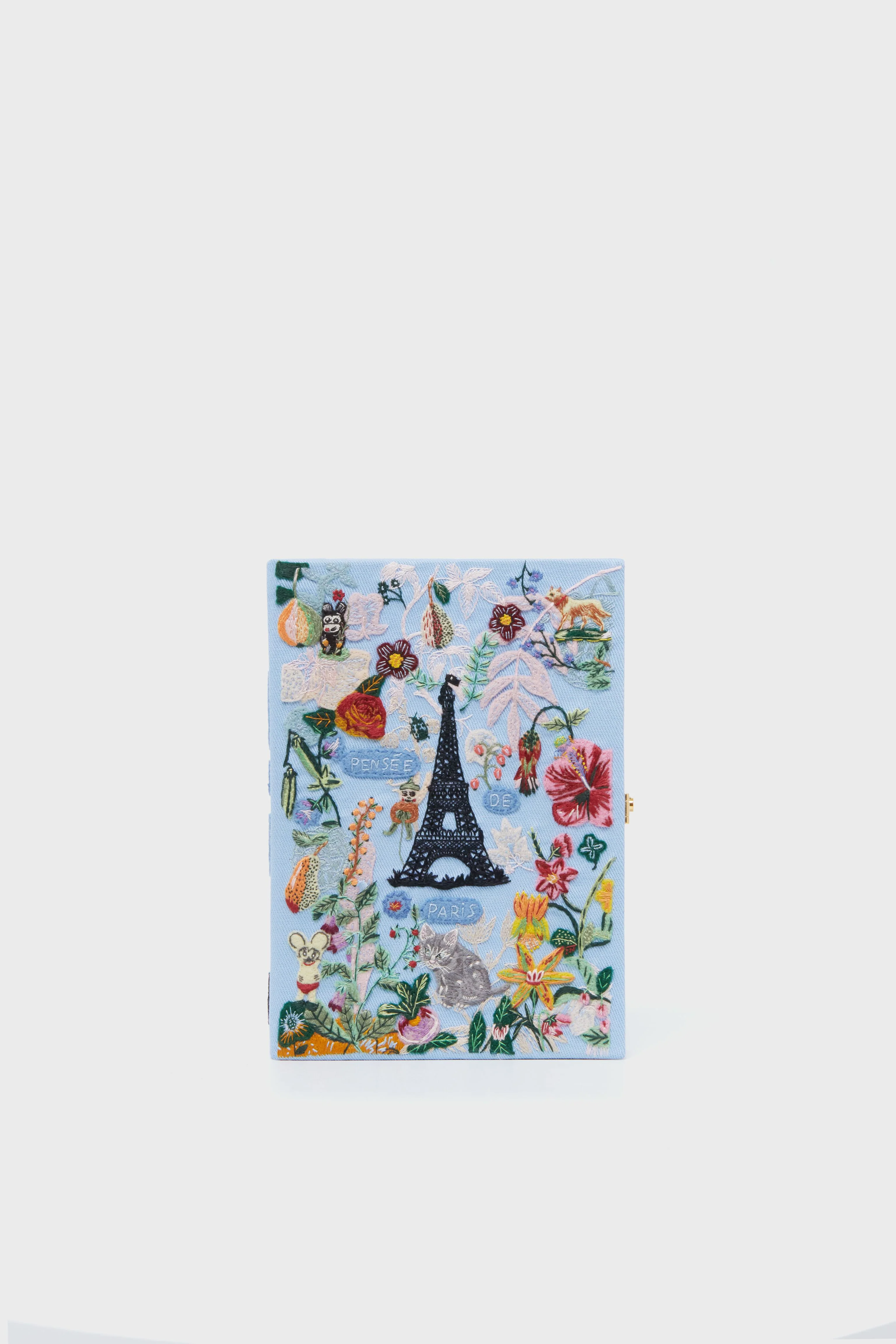 Pensee de Paris Book Clutch