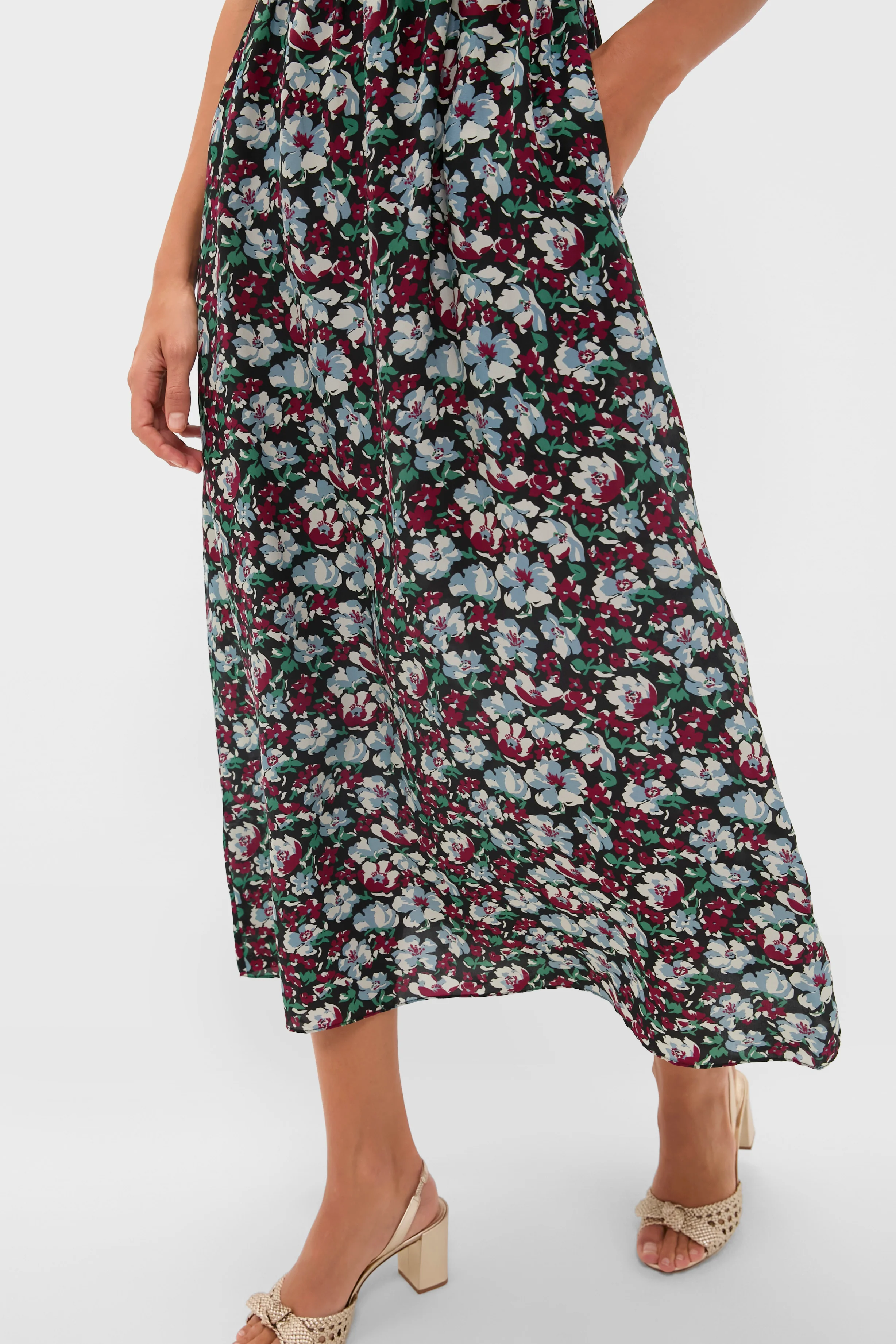 Peonia Print Amalie Midi Dress - Image 5
