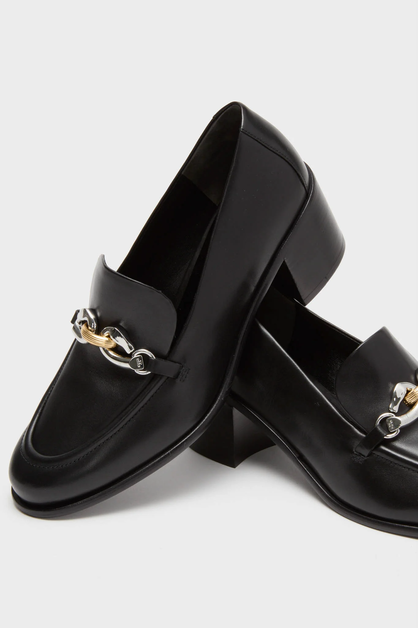 Perfect Black Jessa Heeled Loafer - Image 5