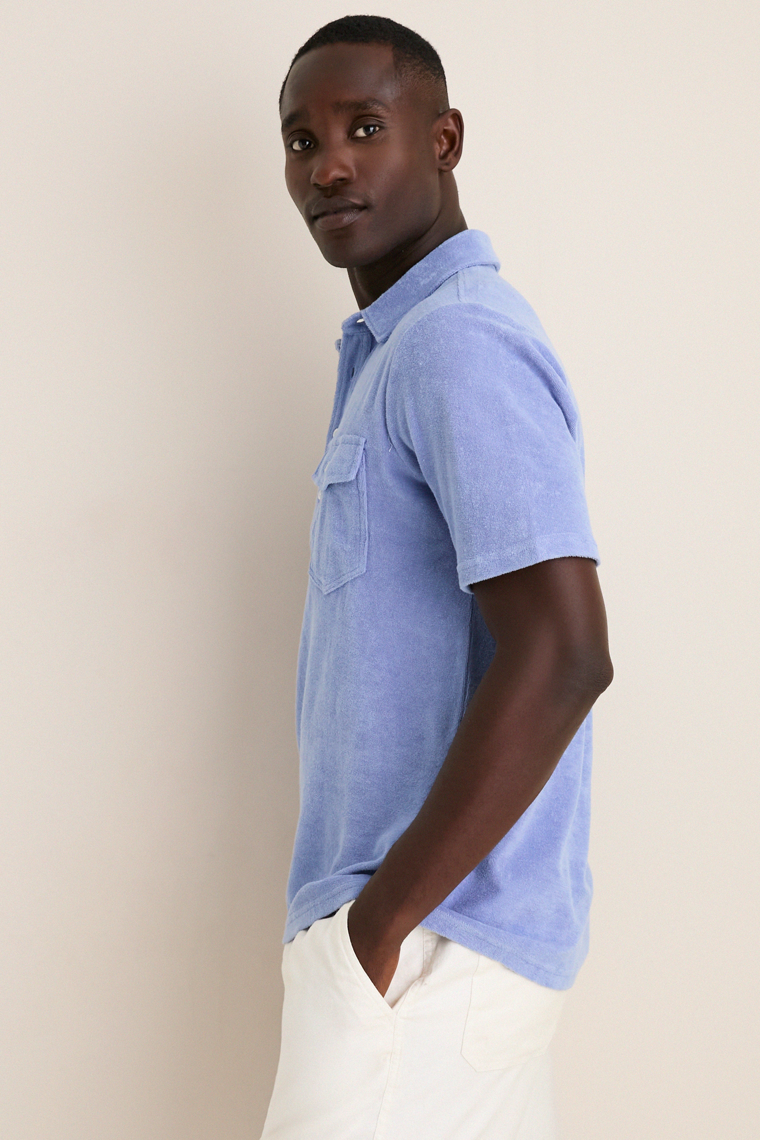 Perry Winkle Terrycloth Players Shirt - Image 3