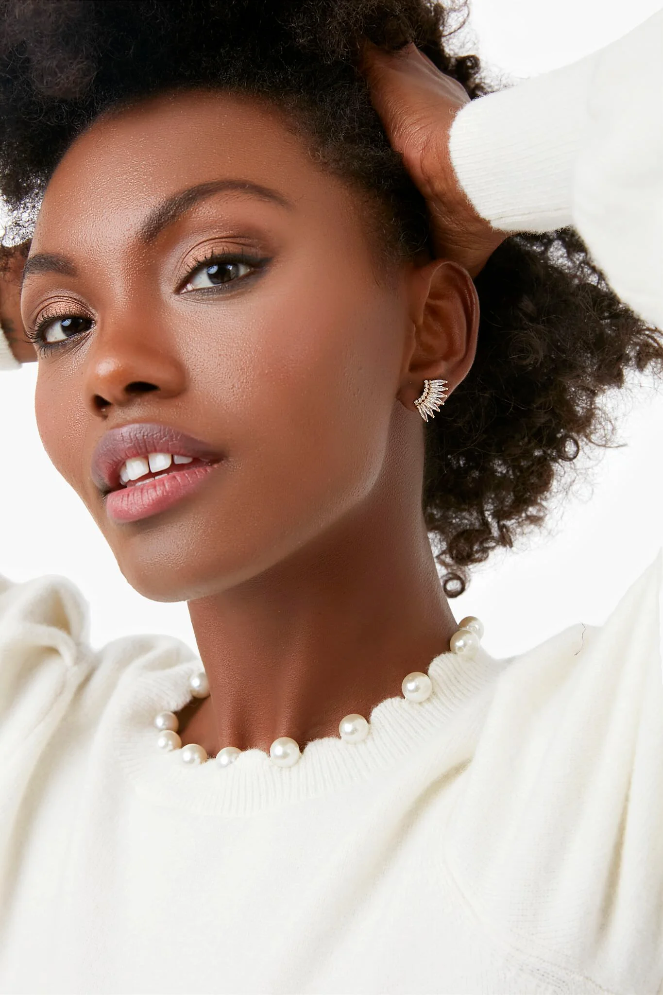 Petite Crystal Madeline Earrings - Image 2