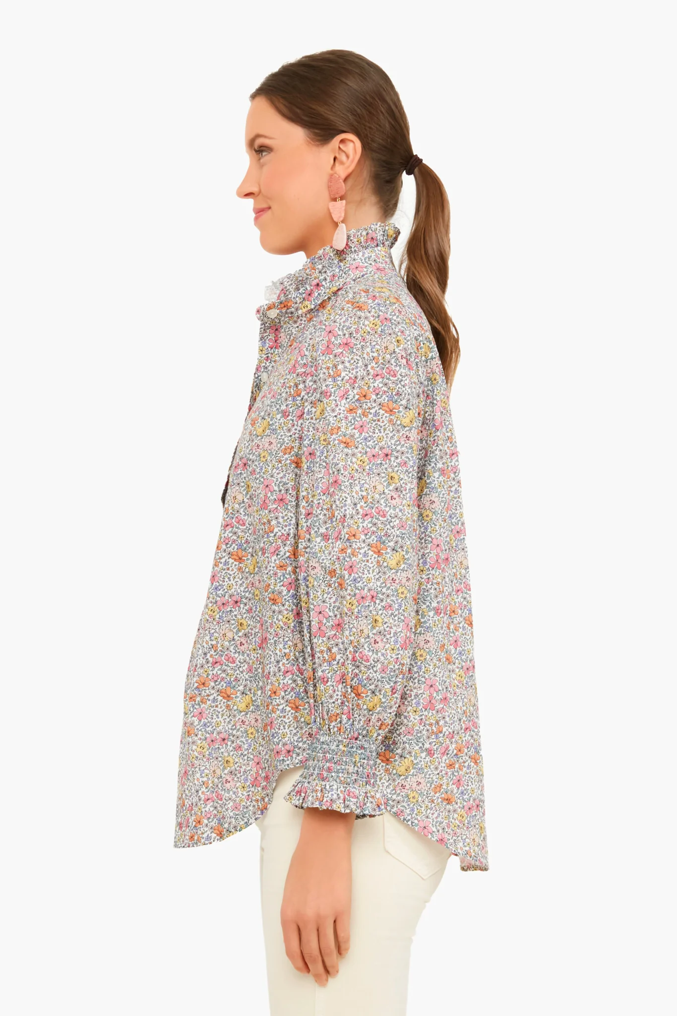 Petite Poppy Teagan Popover Shirt - Image 3