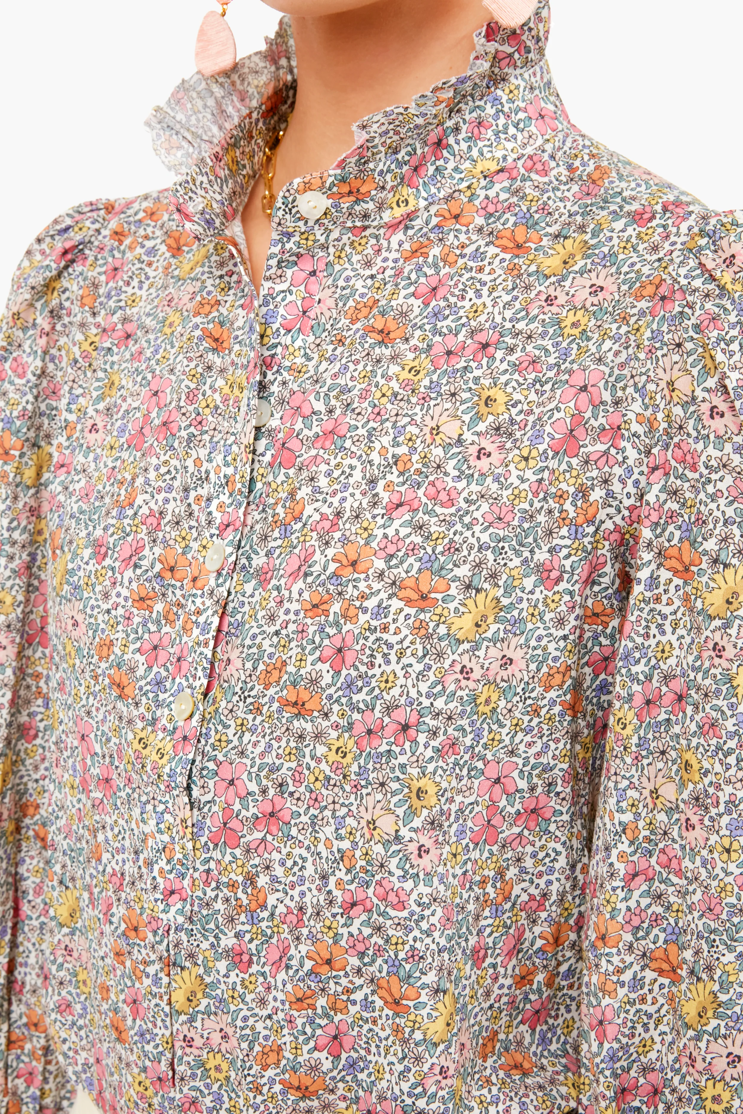 Petite Poppy Teagan Popover Shirt - Image 5