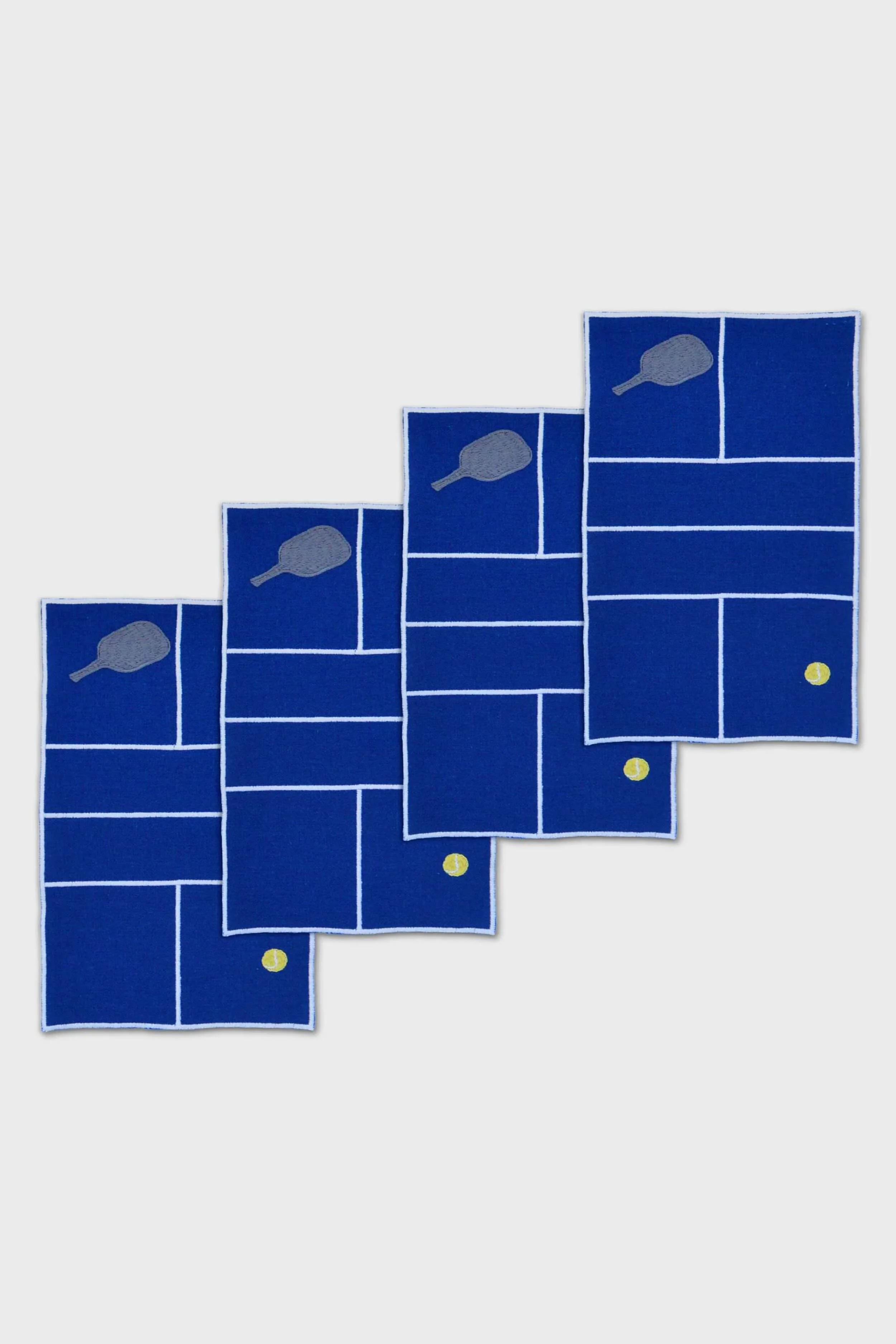 Pickleball Cocktail Napkins (Set of 4) - Image 2