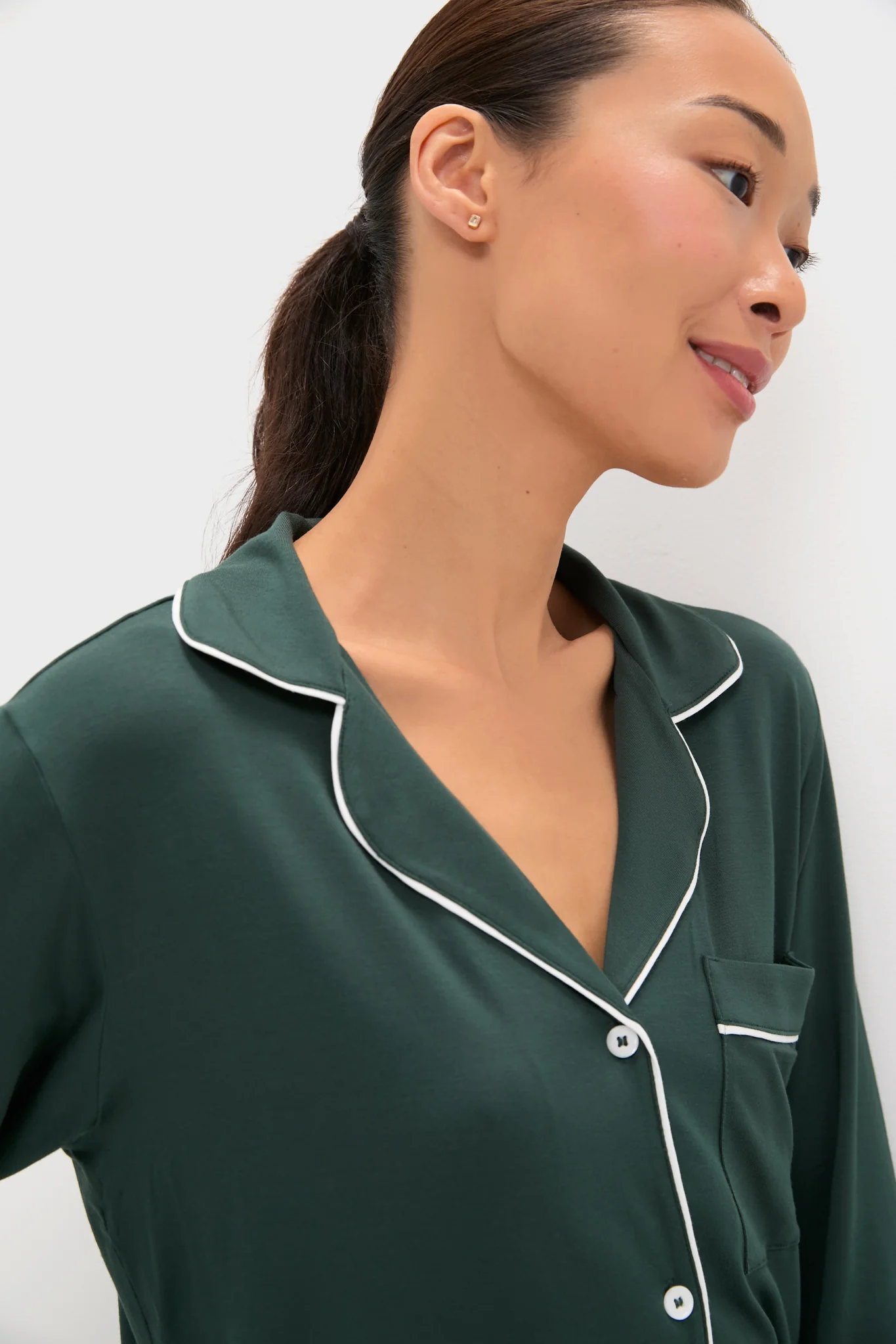 Pine and Ivory Gisele Long PJ Set - Image 5