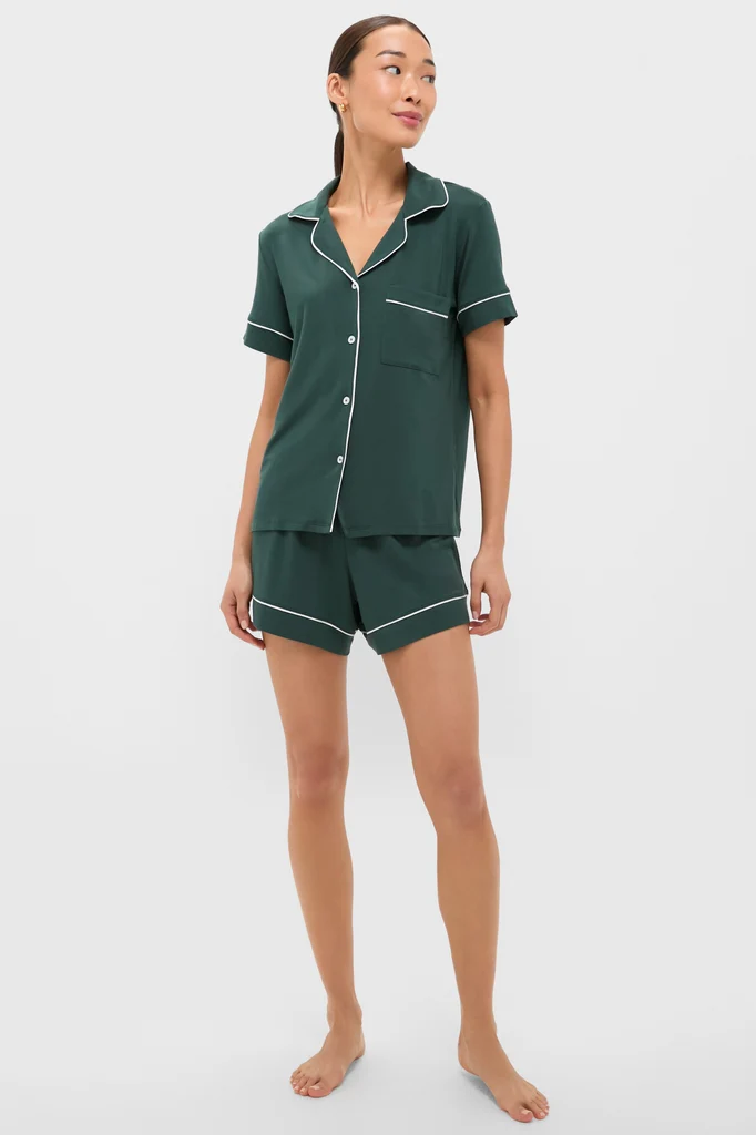 Pine and Ivory Gisele Relaxed Short PJ Set - Image 2