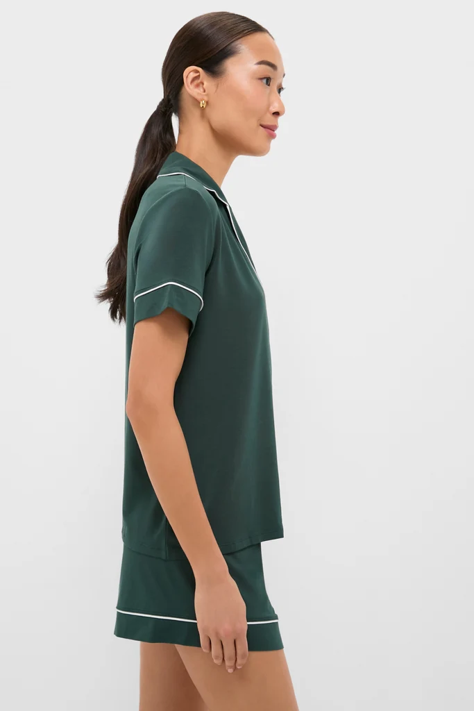 Pine and Ivory Gisele Relaxed Short PJ Set - Image 3