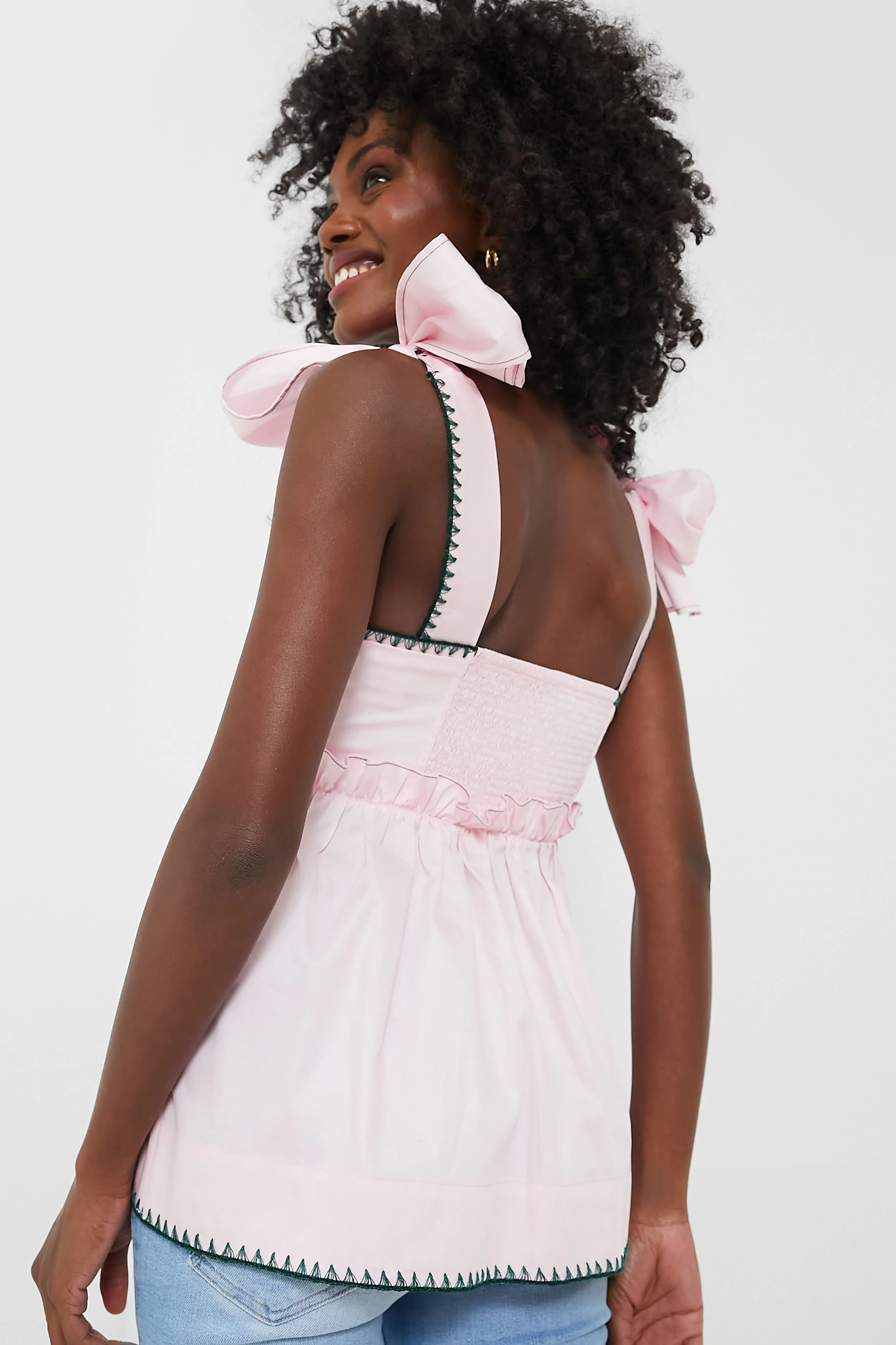 Pink and Green Perla Top - Image 4