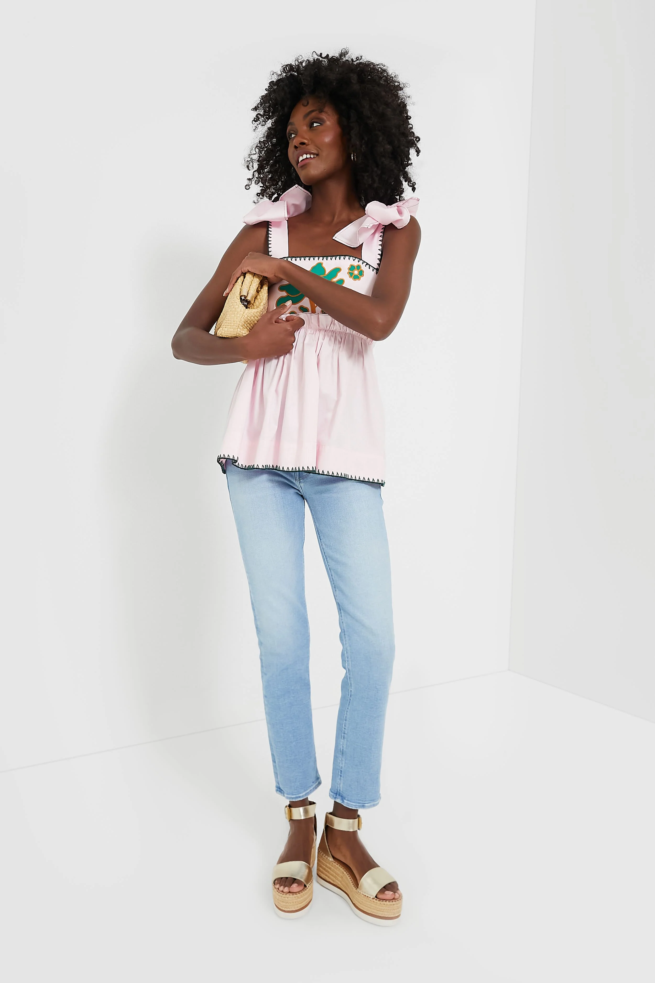 Pink and Green Perla Top - Image 6