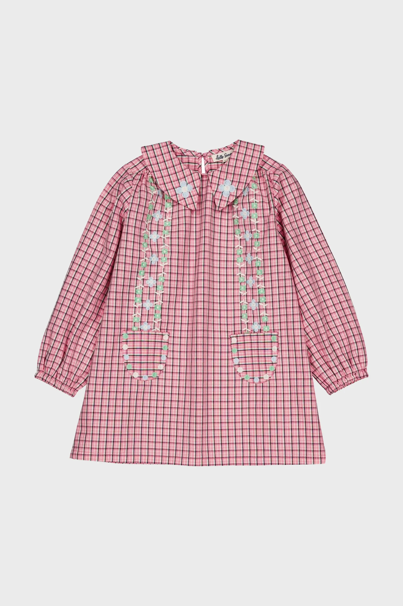 Pink Check Gatsby Dress - Image 5