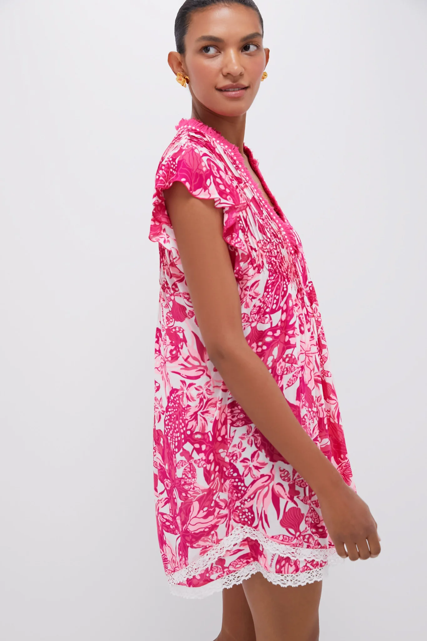 Pink Jengel Sasha Mini Dress - Image 3