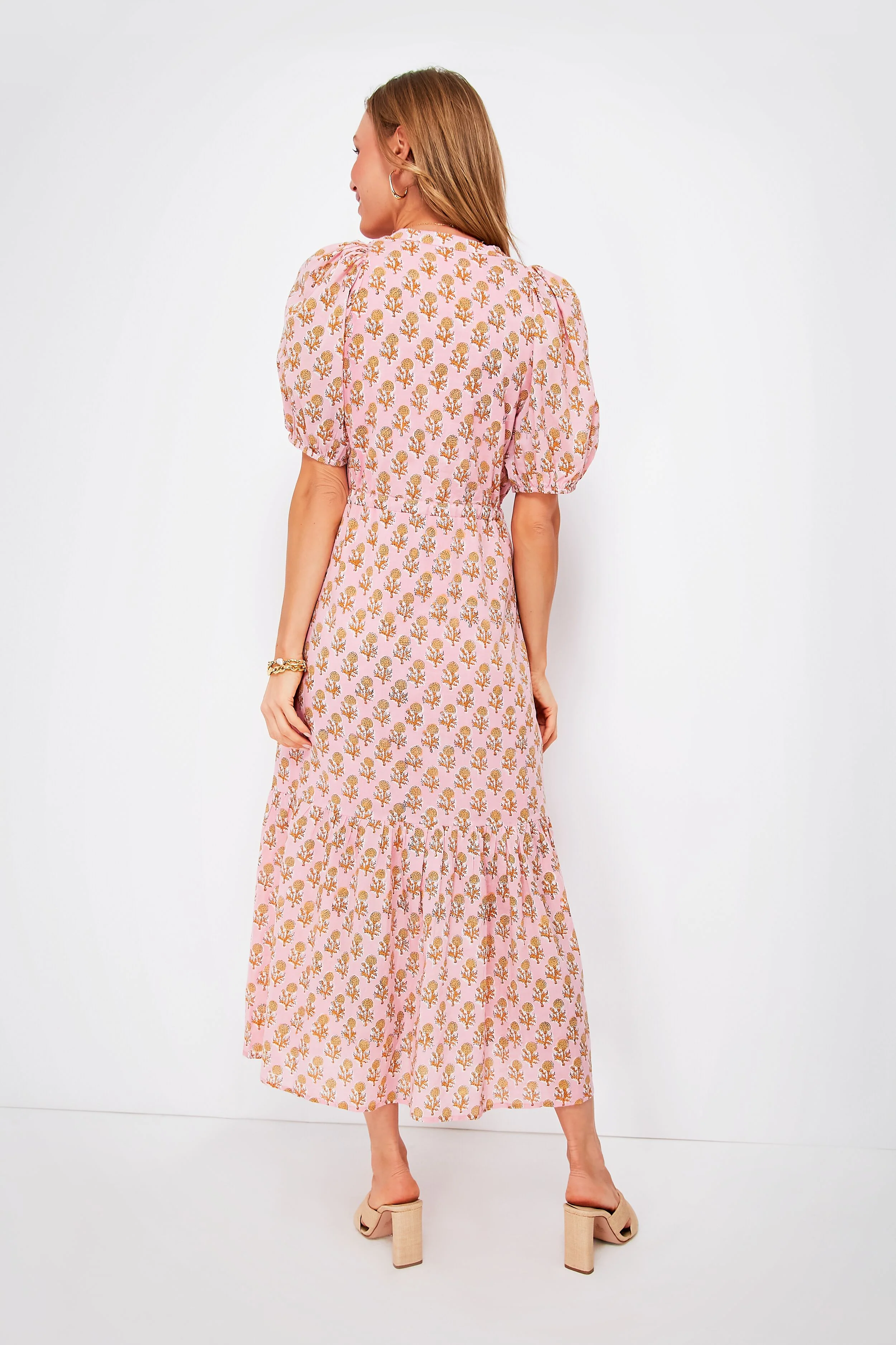 Pink Little Marigolds Lucy Dress - Image 4