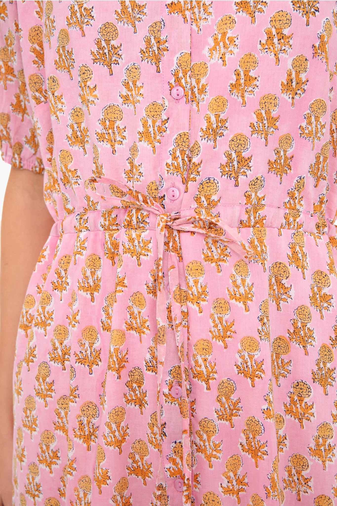 Pink Little Marigolds Lucy Dress - Image 5
