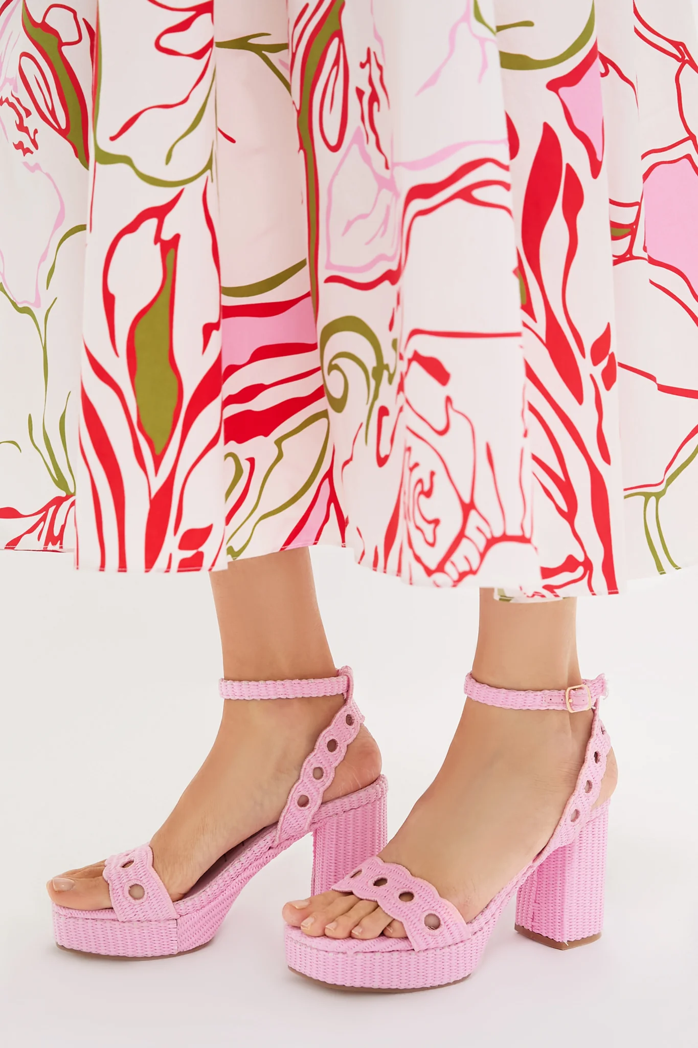 Pink Moorea Heels - Image 2