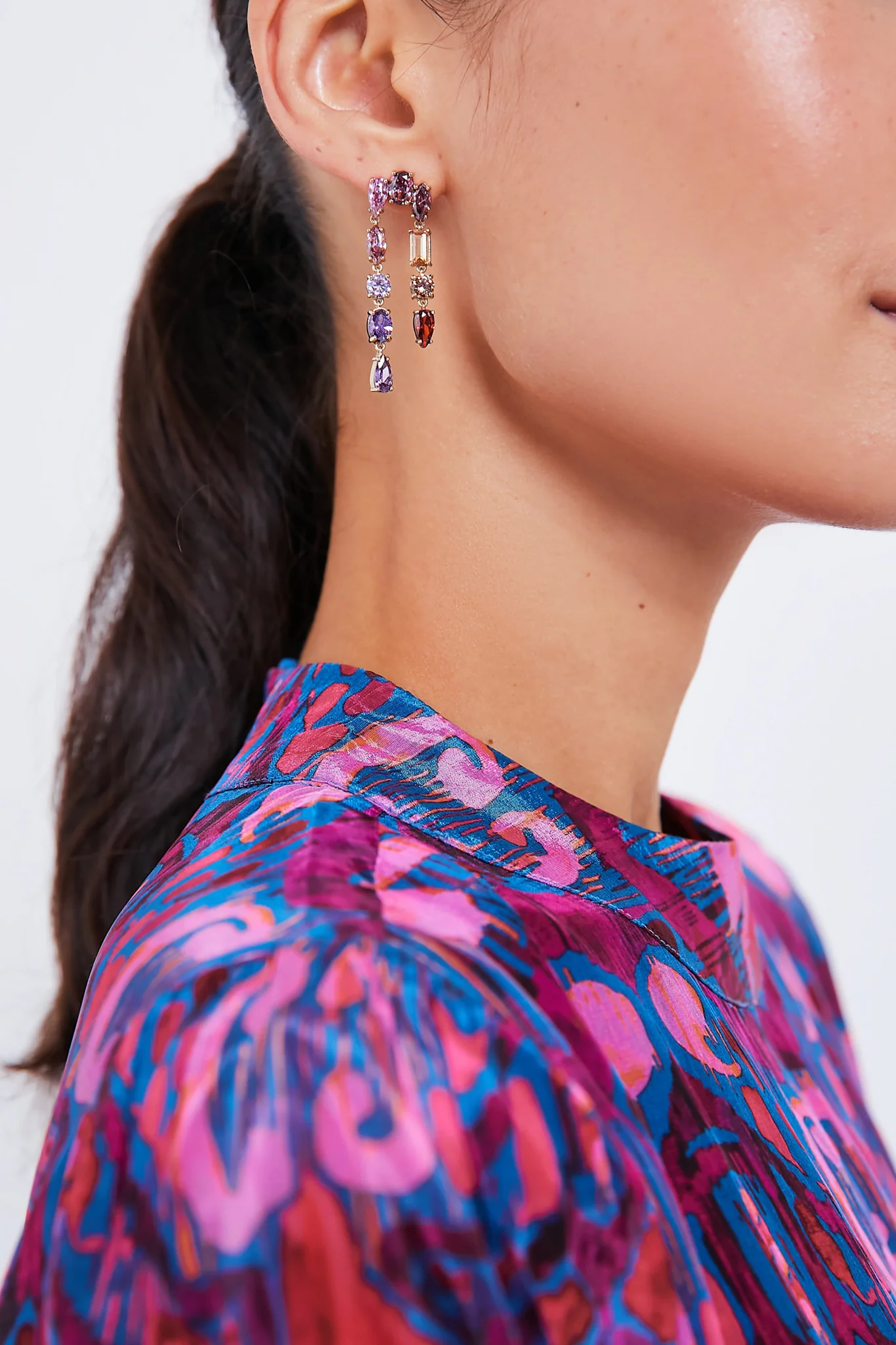 Pink Multi Tompkins Earrings - Image 2