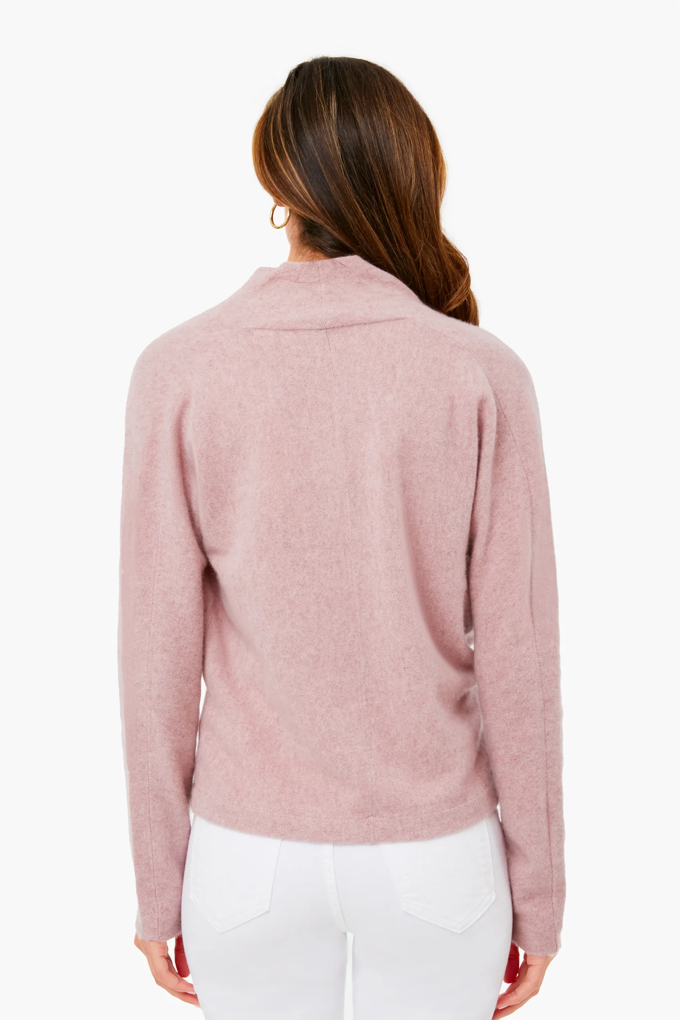 Pink Shell Wrap Front Pullover - Image 4